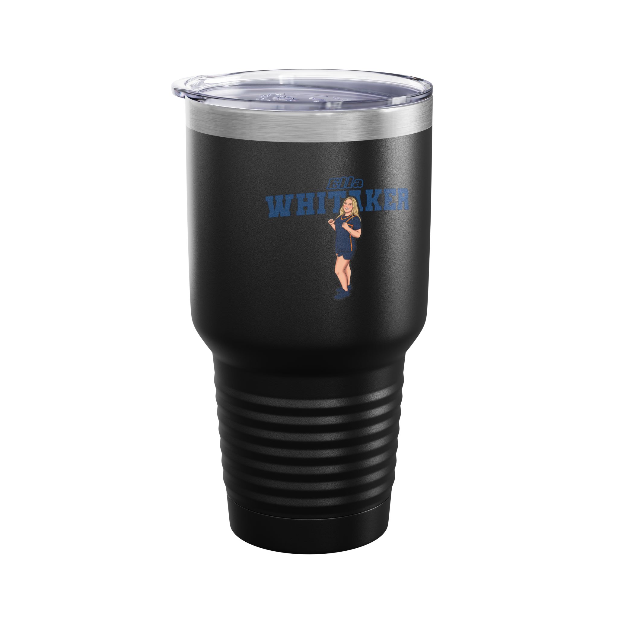 30oz Tumbler — character_name_arch in Black
