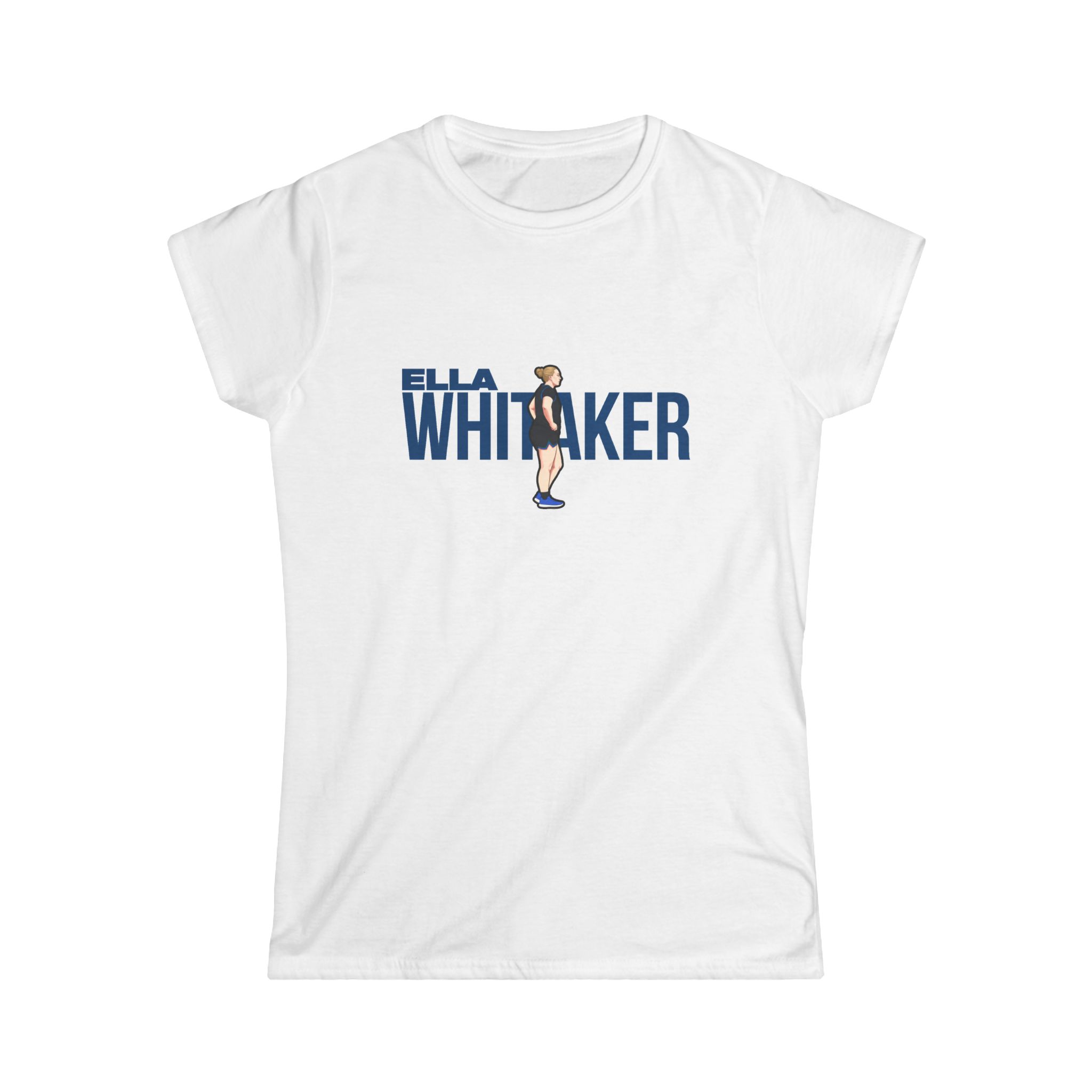 Women's Softstyle Tee — character_player_name in White