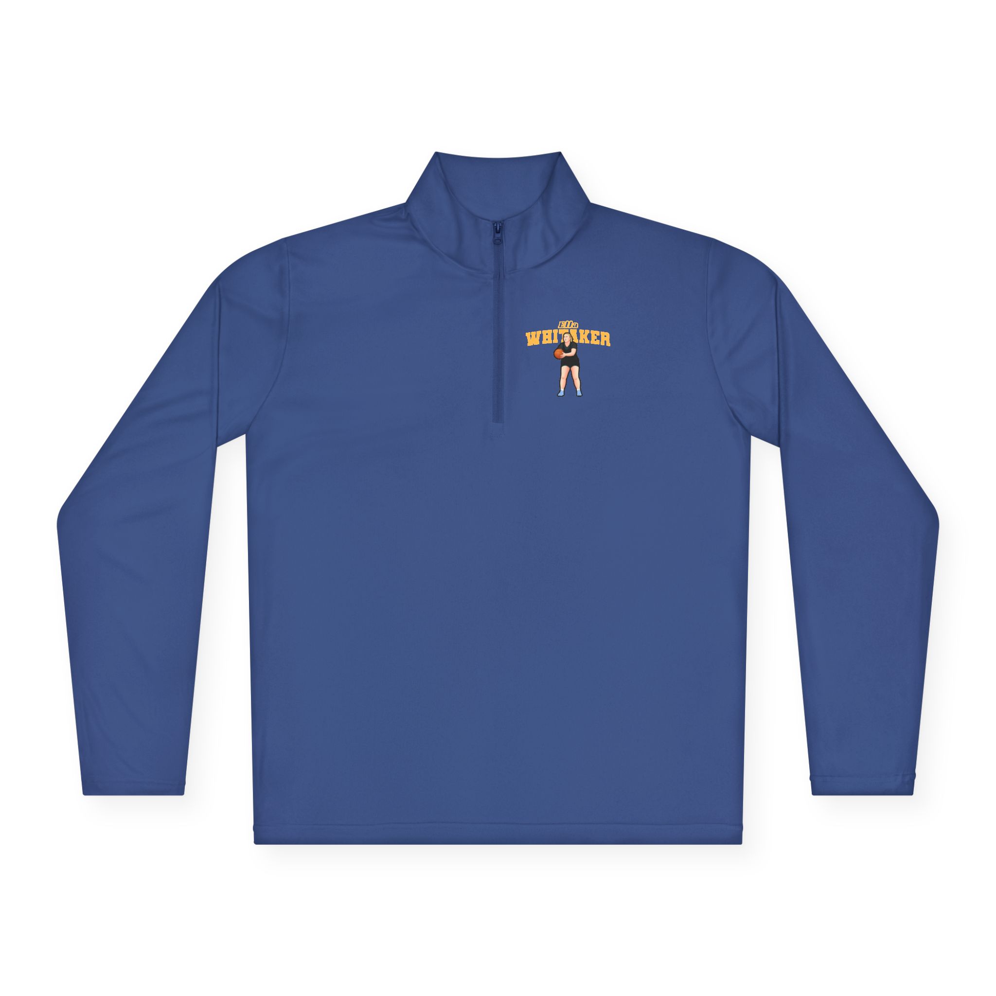 Q-Zip Pullover — character_name_arch in Royal