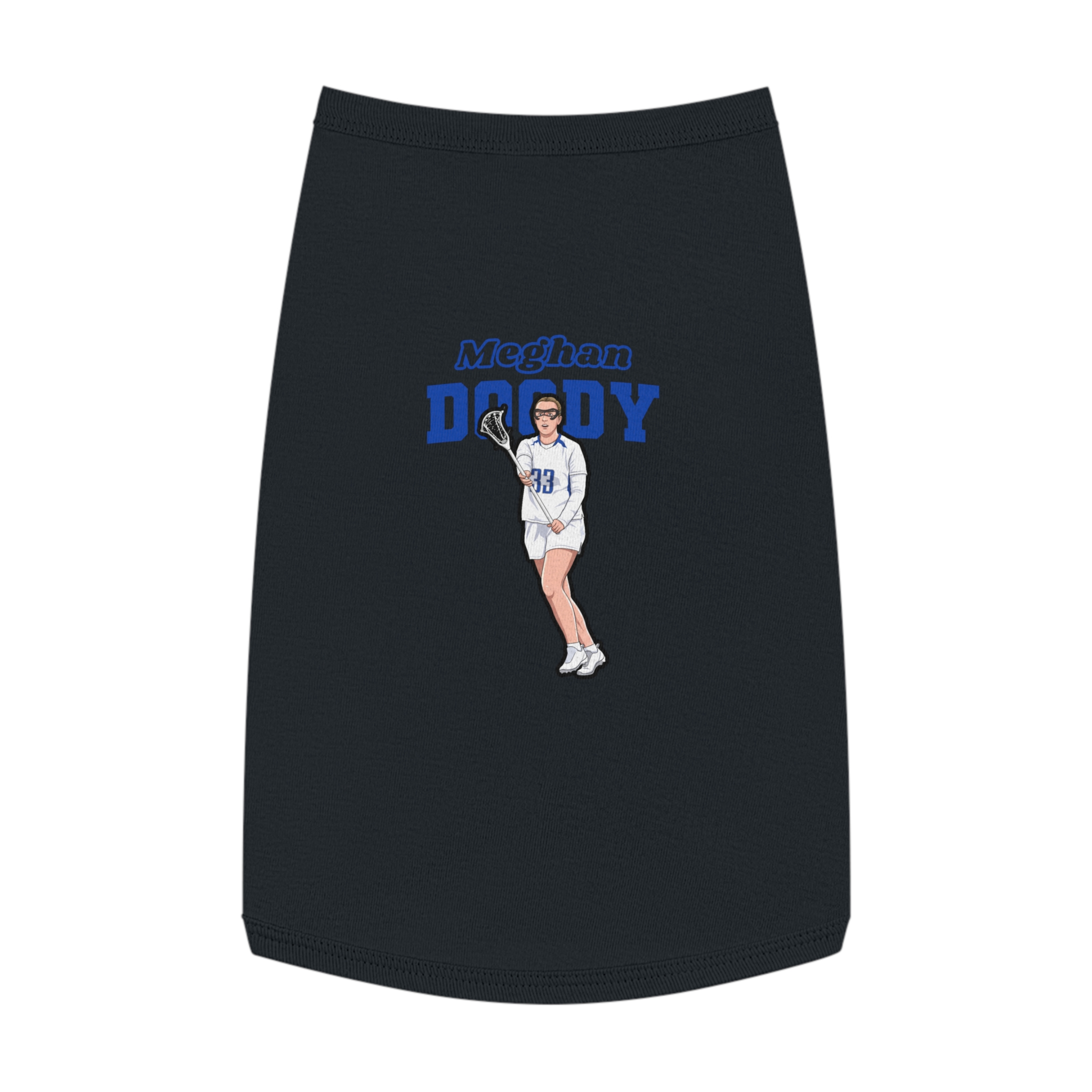 Pet Tank Top — character_name_arch in White