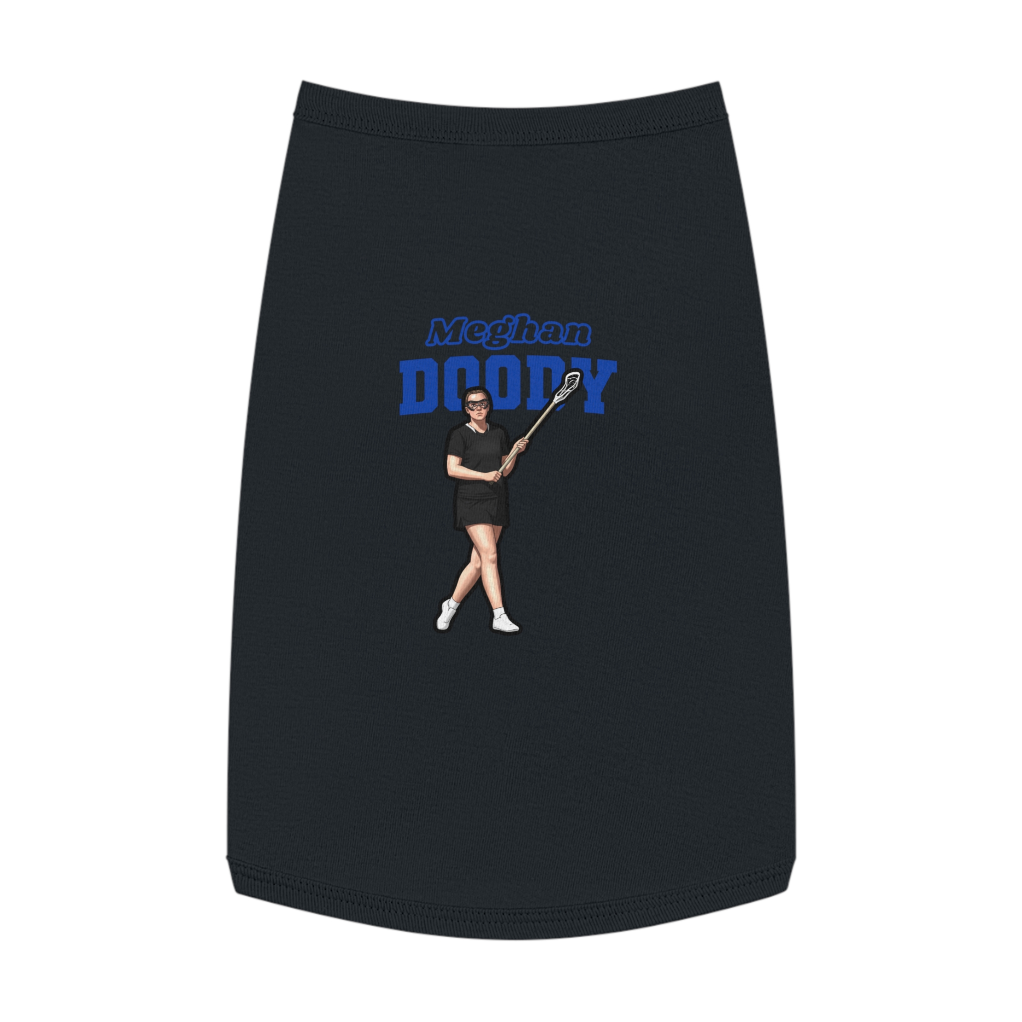 Pet Tank Top — character_name_arch in Black