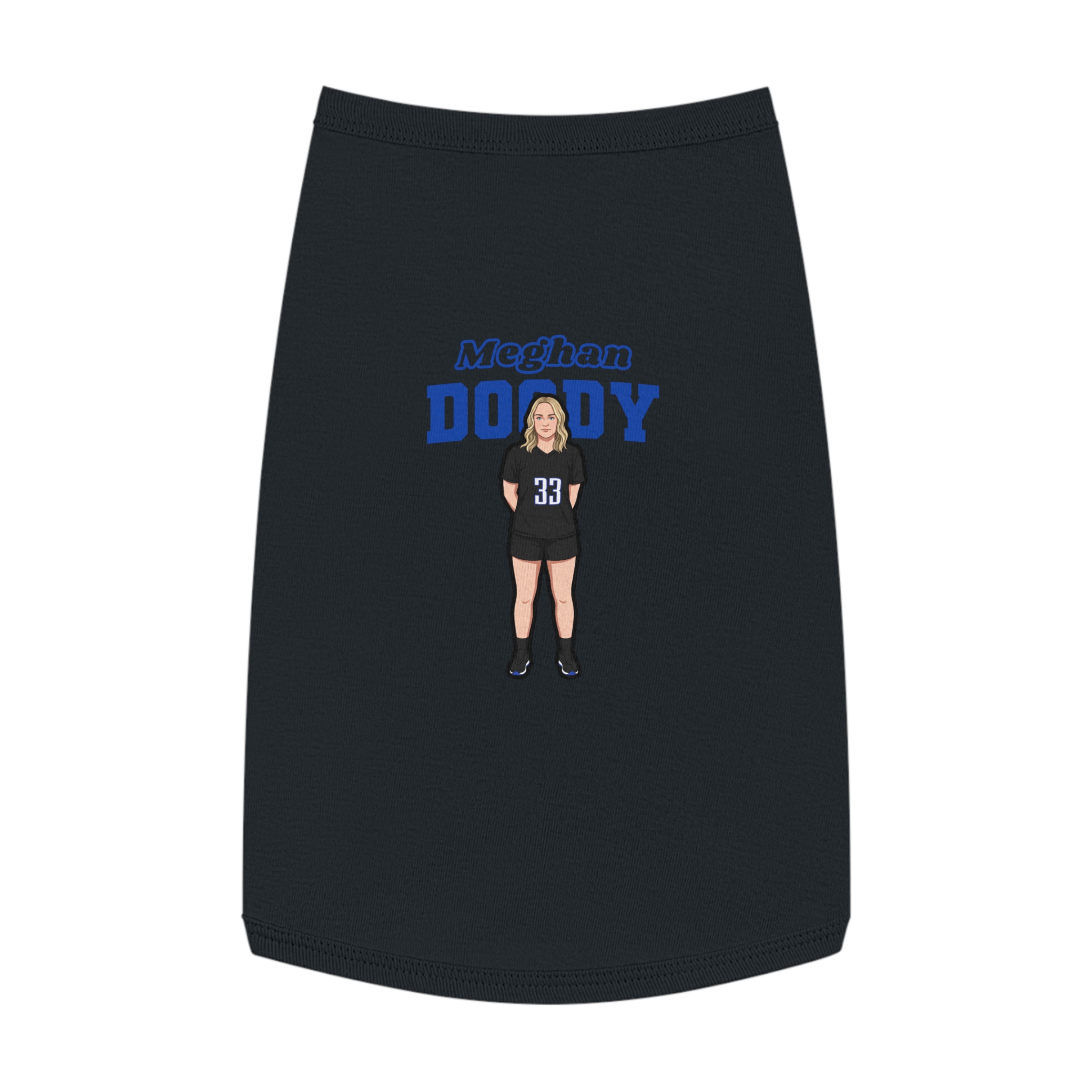 Pet Tank Top — character_name_arch in White