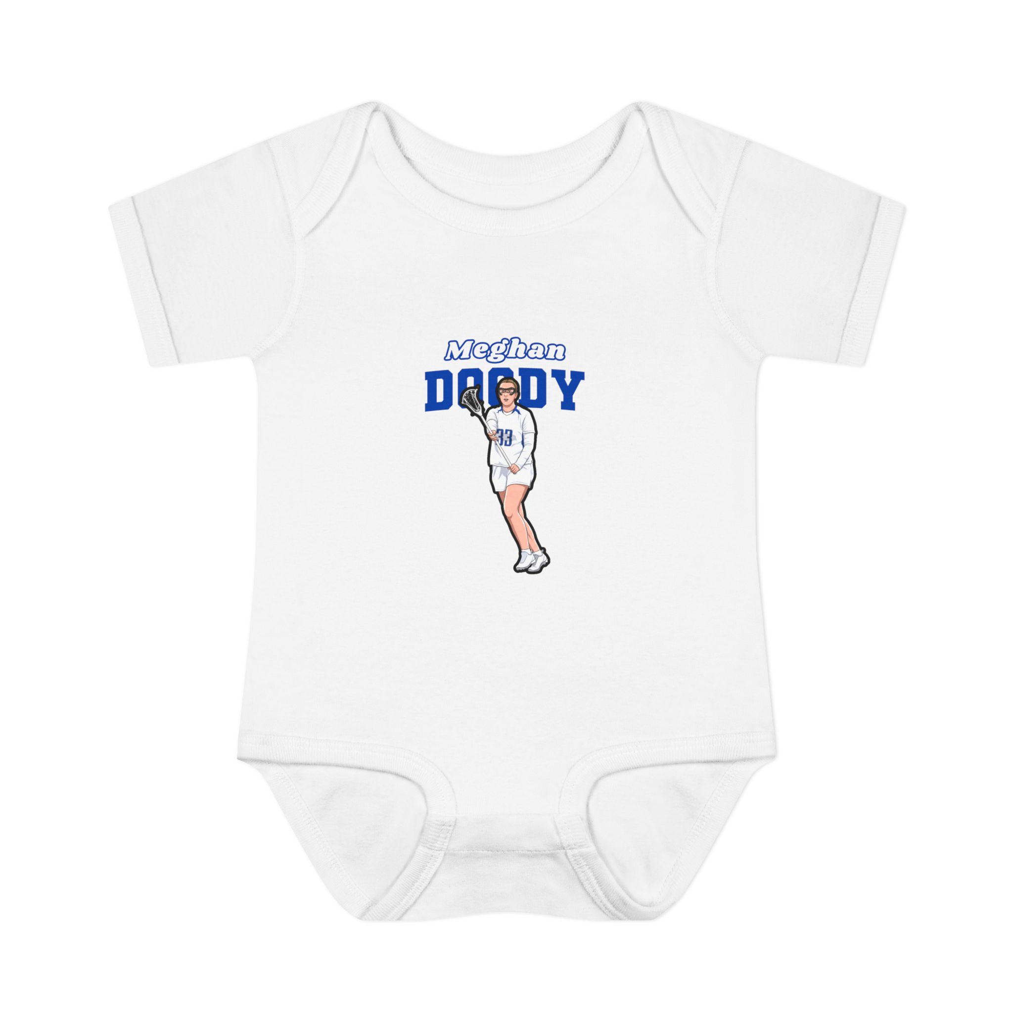 Baby Onesie — character_name_arch in White