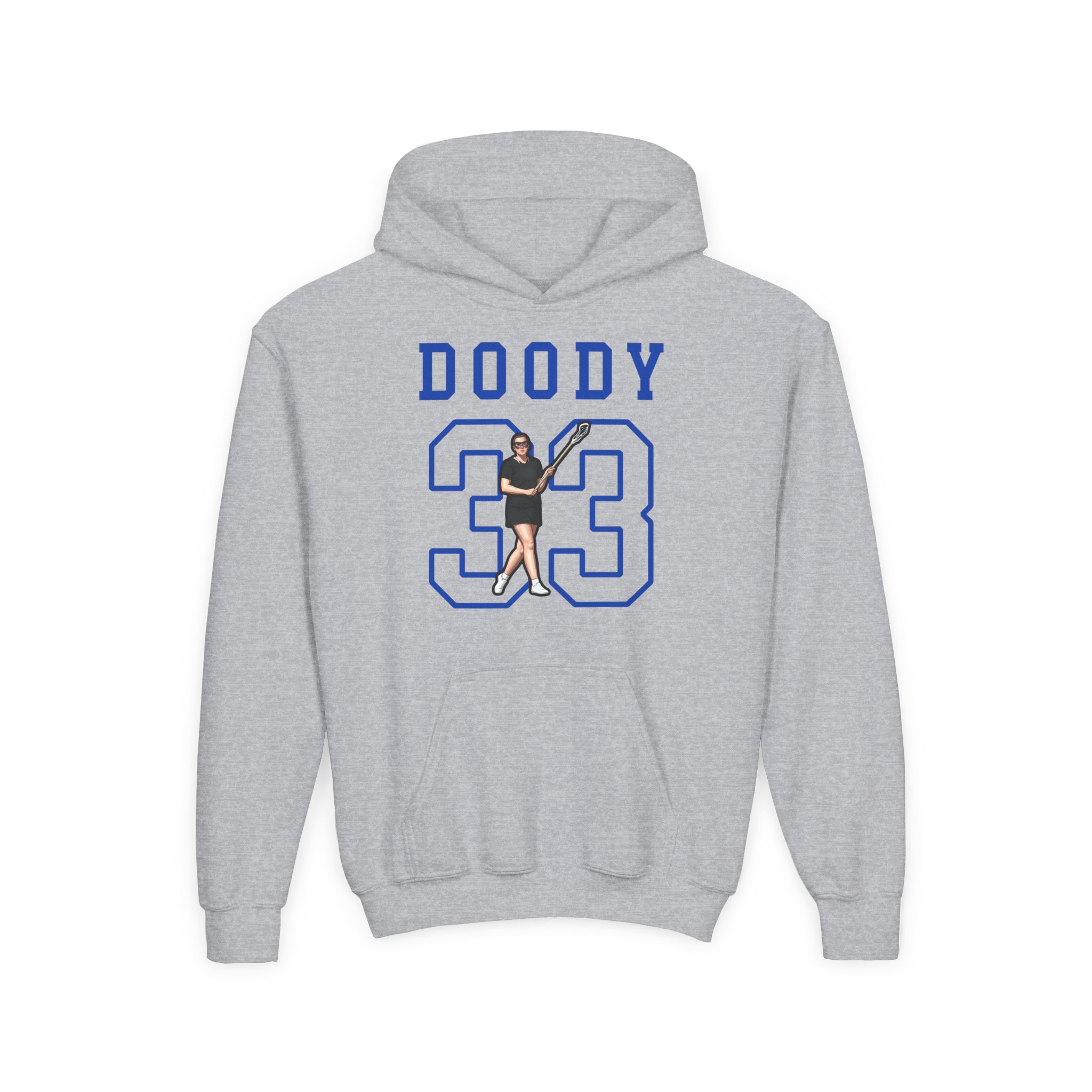 Youth Hoodie — character_shirsey in Grey
