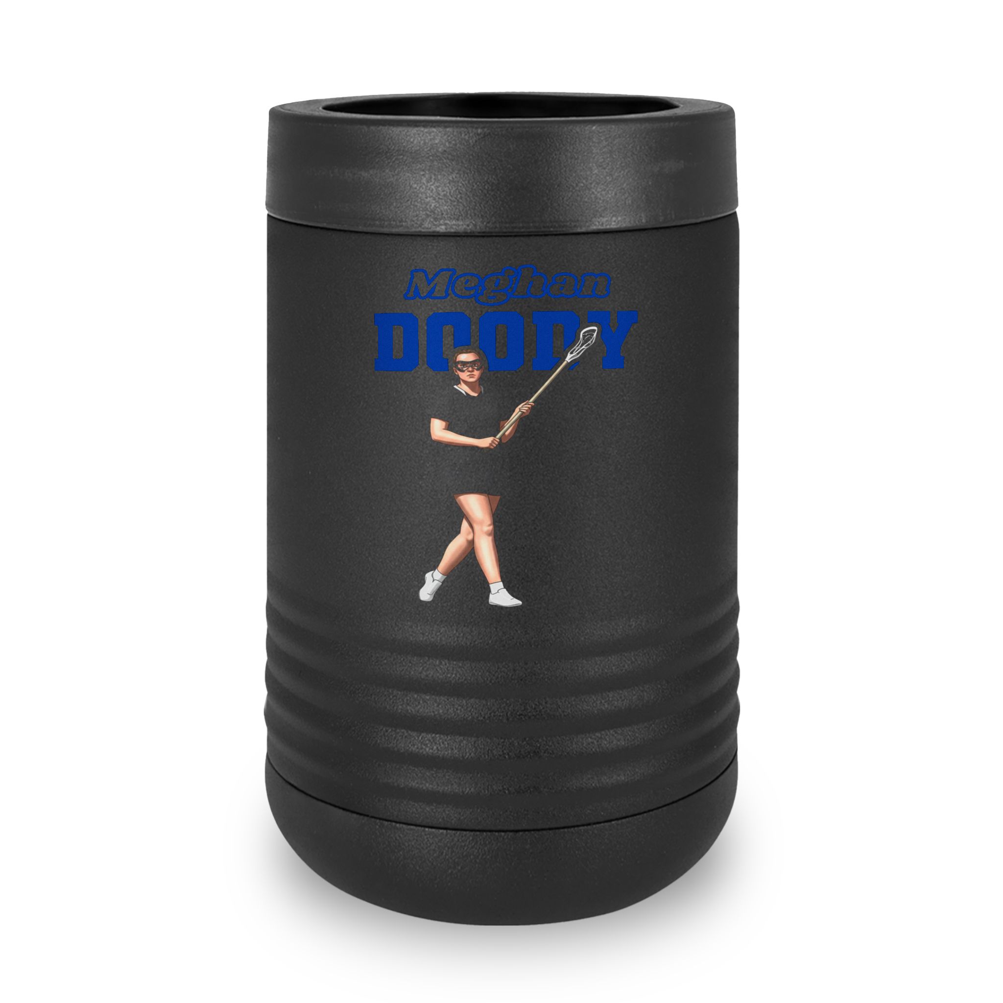 Stainless Can Cooler — character_name_arch in Black
