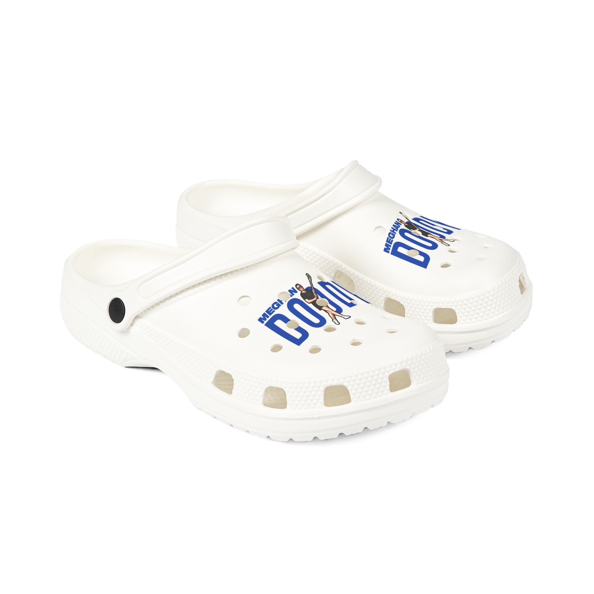 Rubber Clogs — character_player_name in White