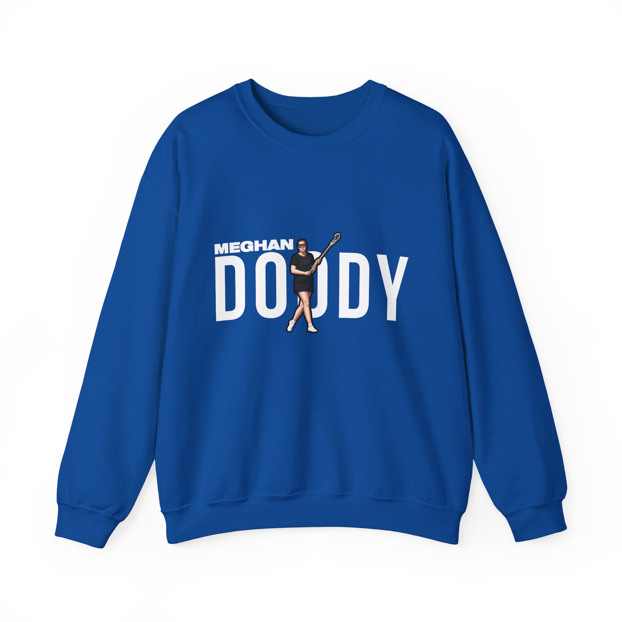 Crewneck Sweatshirt — character_player_name in Royal