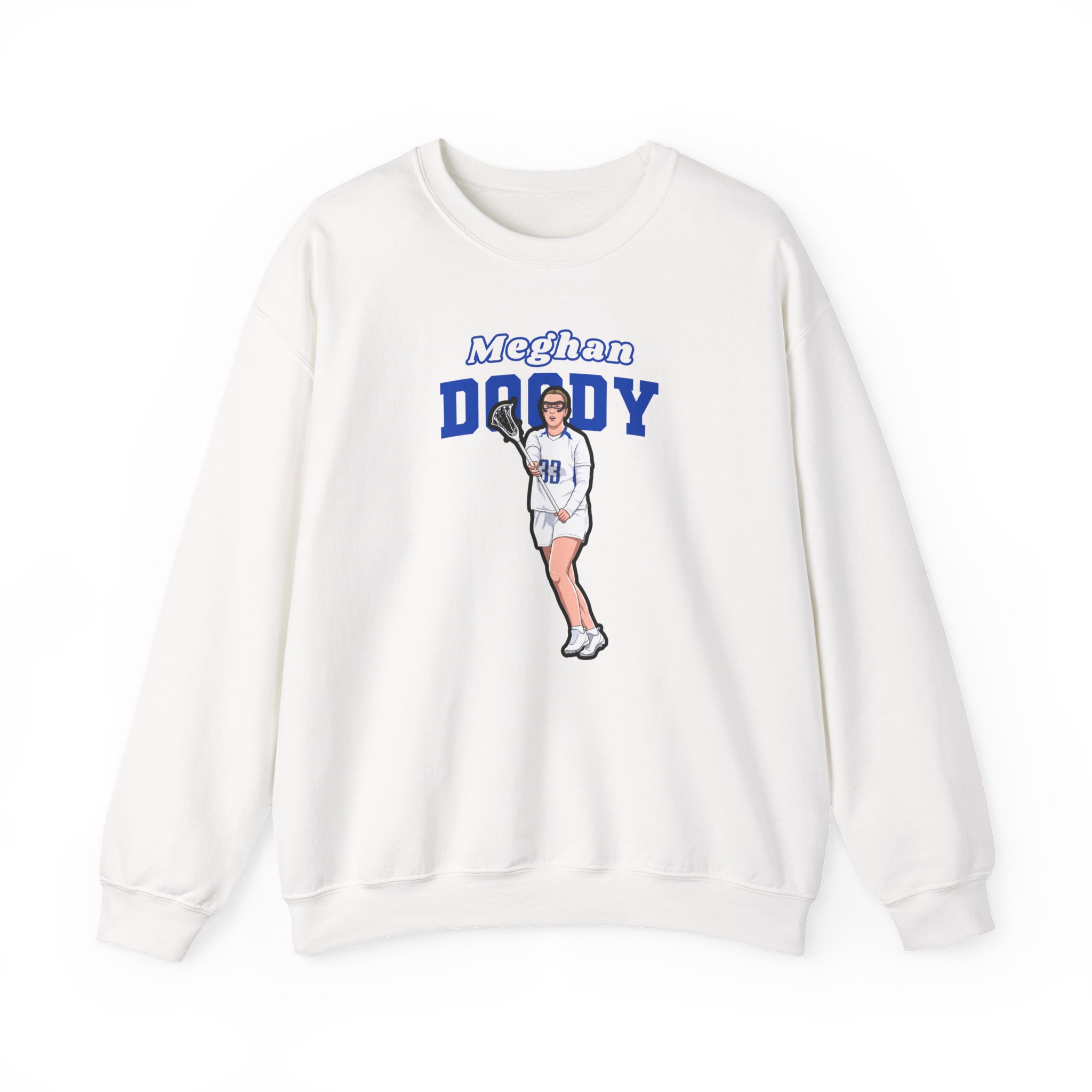Crewneck Sweatshirt — character_name_arch in White
