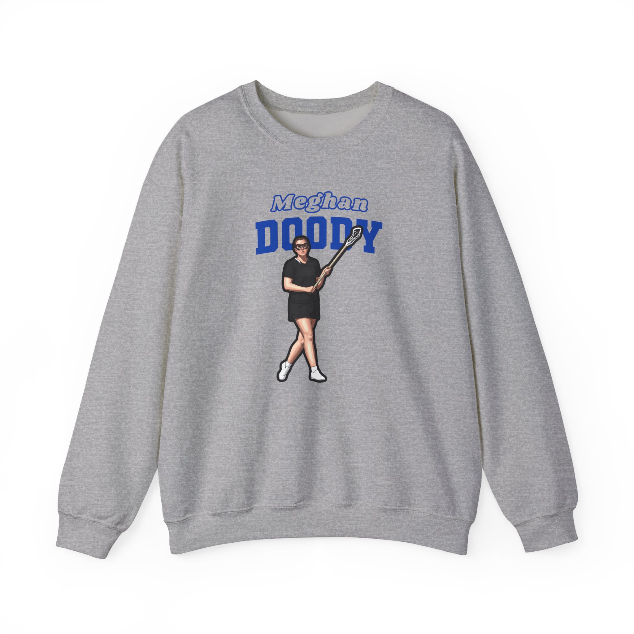 Crewneck Sweatshirt — character_name_arch in Grey
