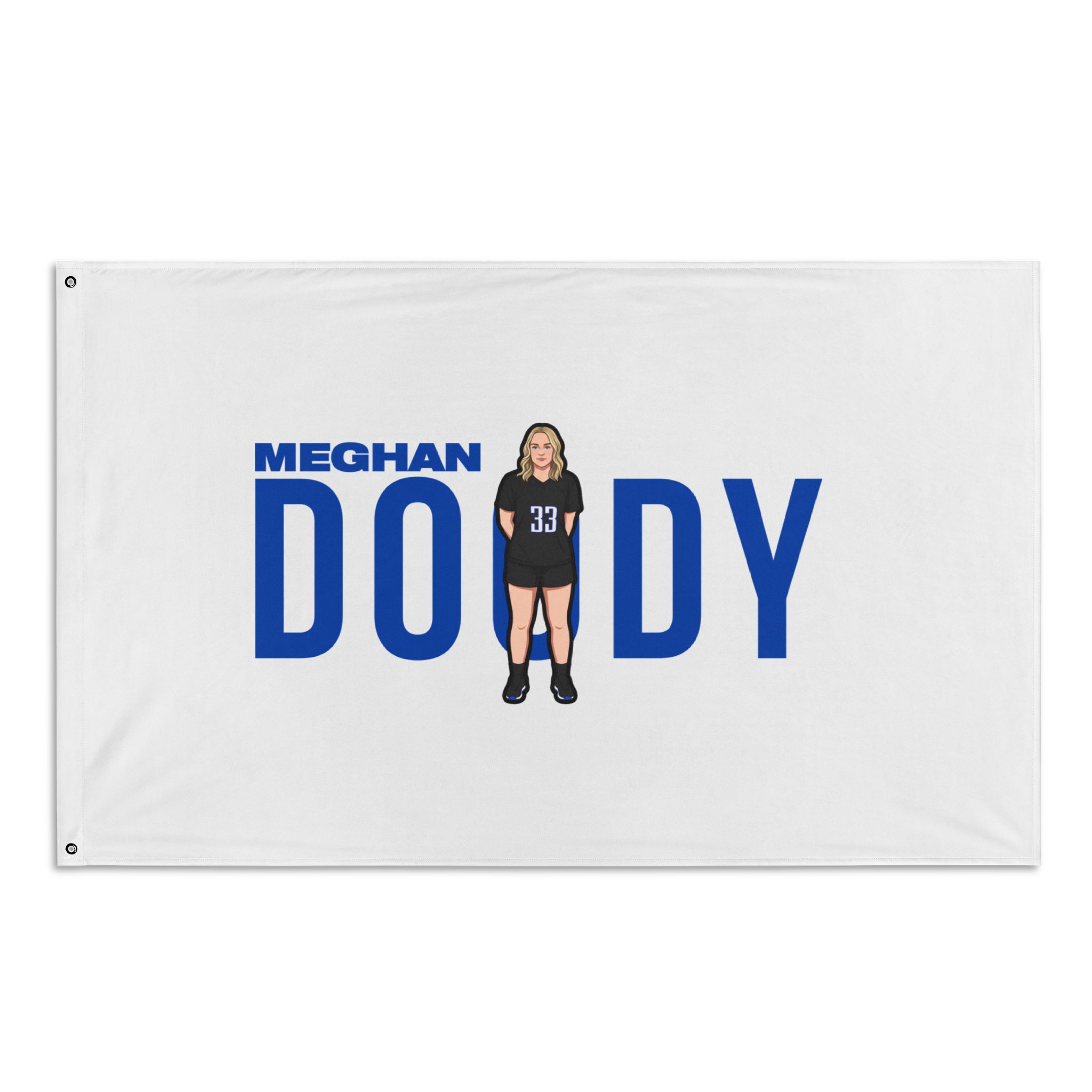 Flag (35 × 56 in) — character_player_name in Classic
