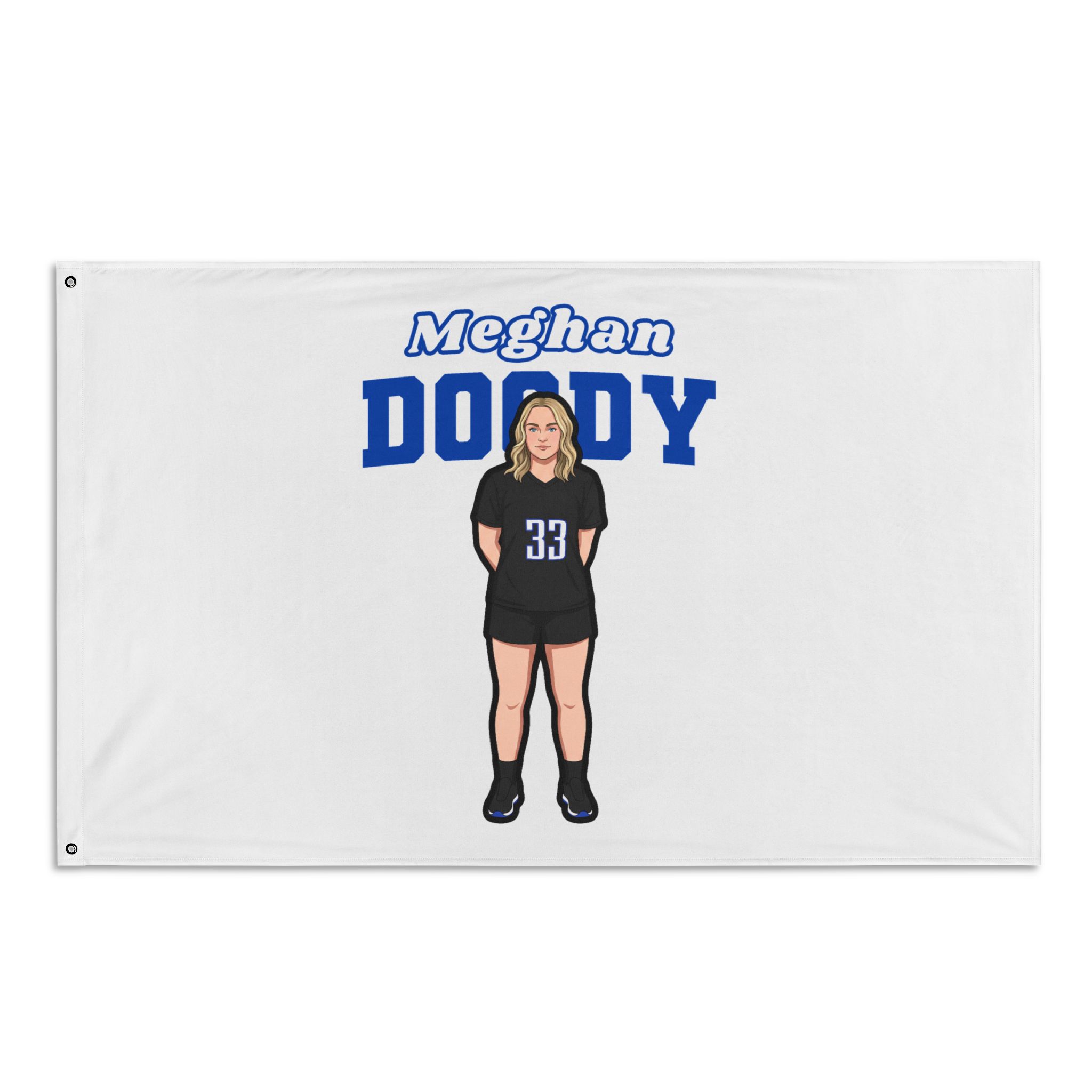 Flag (35 × 56 in) — character_name_arch in Classic