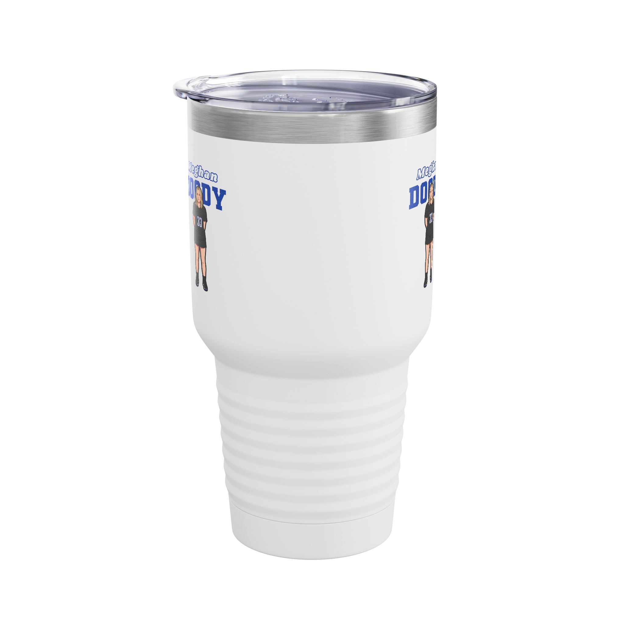 30oz Tumbler — character_name_arch in White