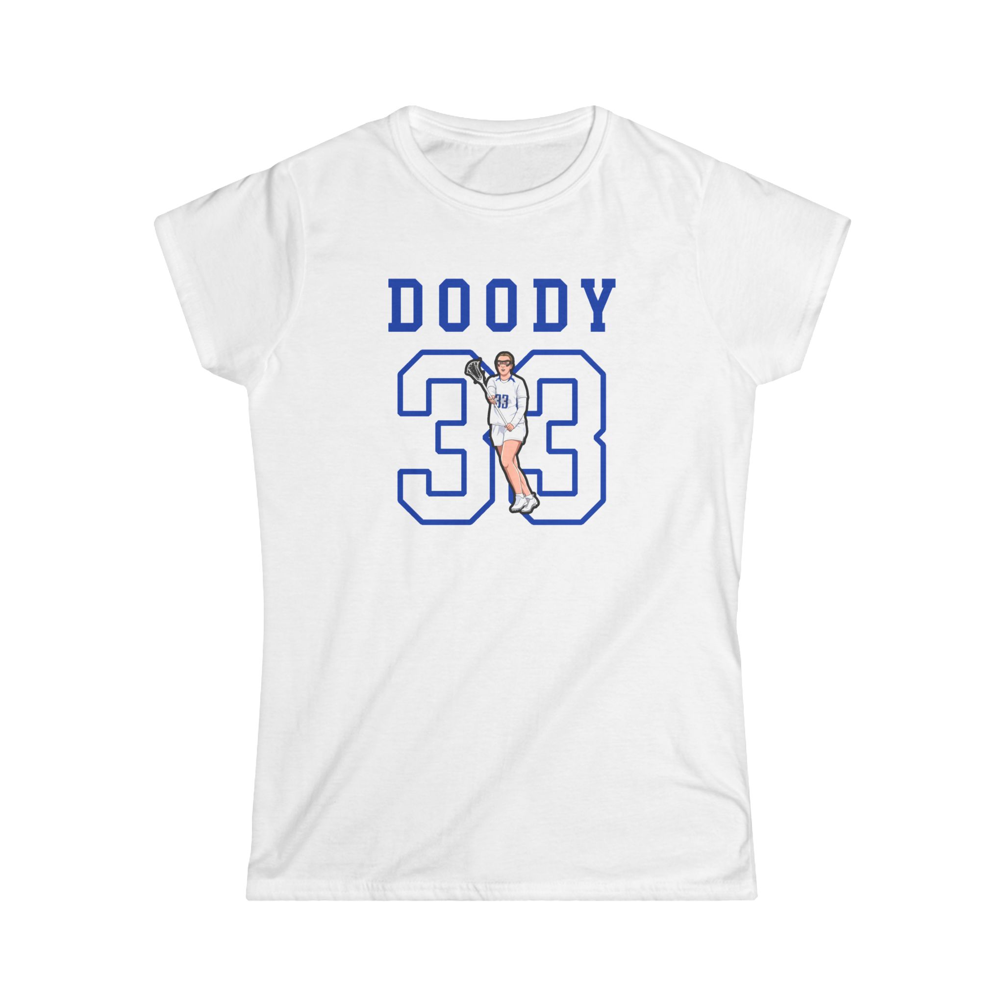 Women's Softstyle Tee — character_shirsey in White