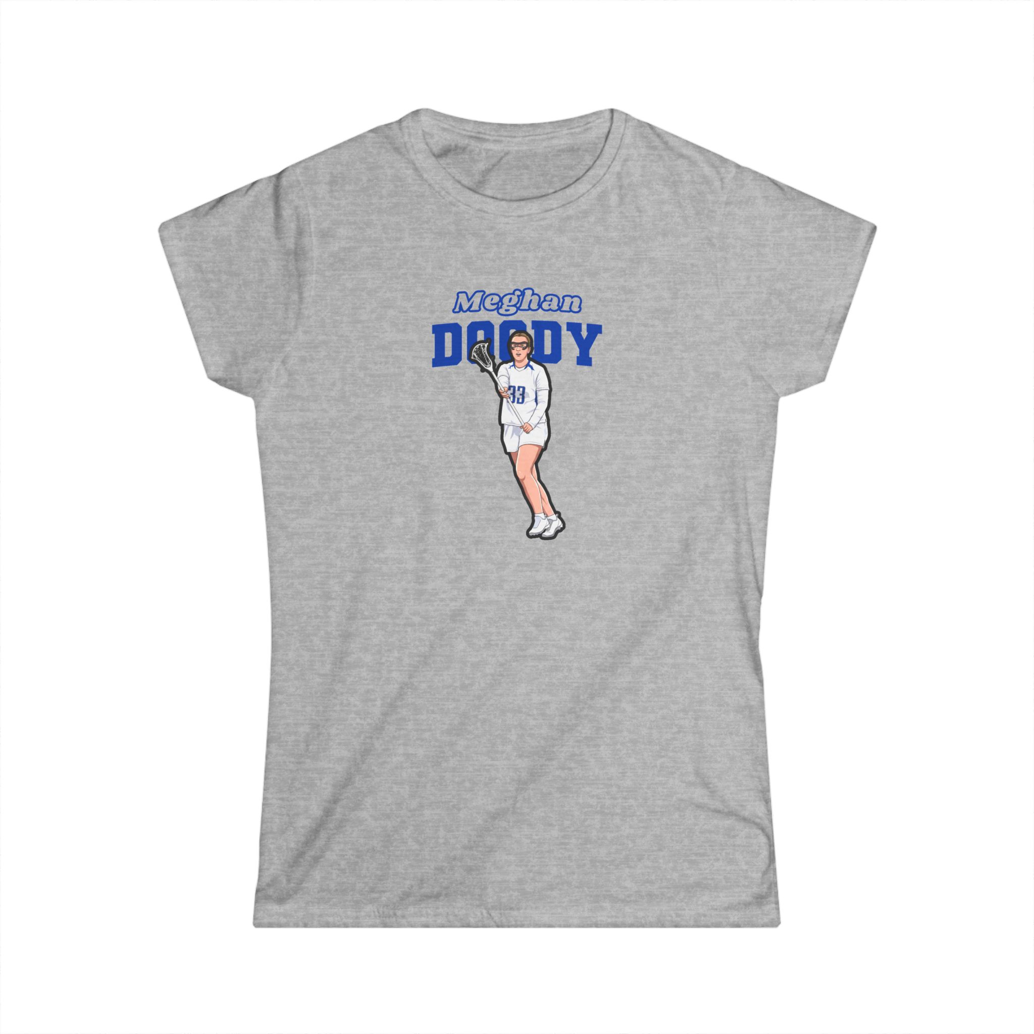 Women's Softstyle Tee — character_name_arch in Grey