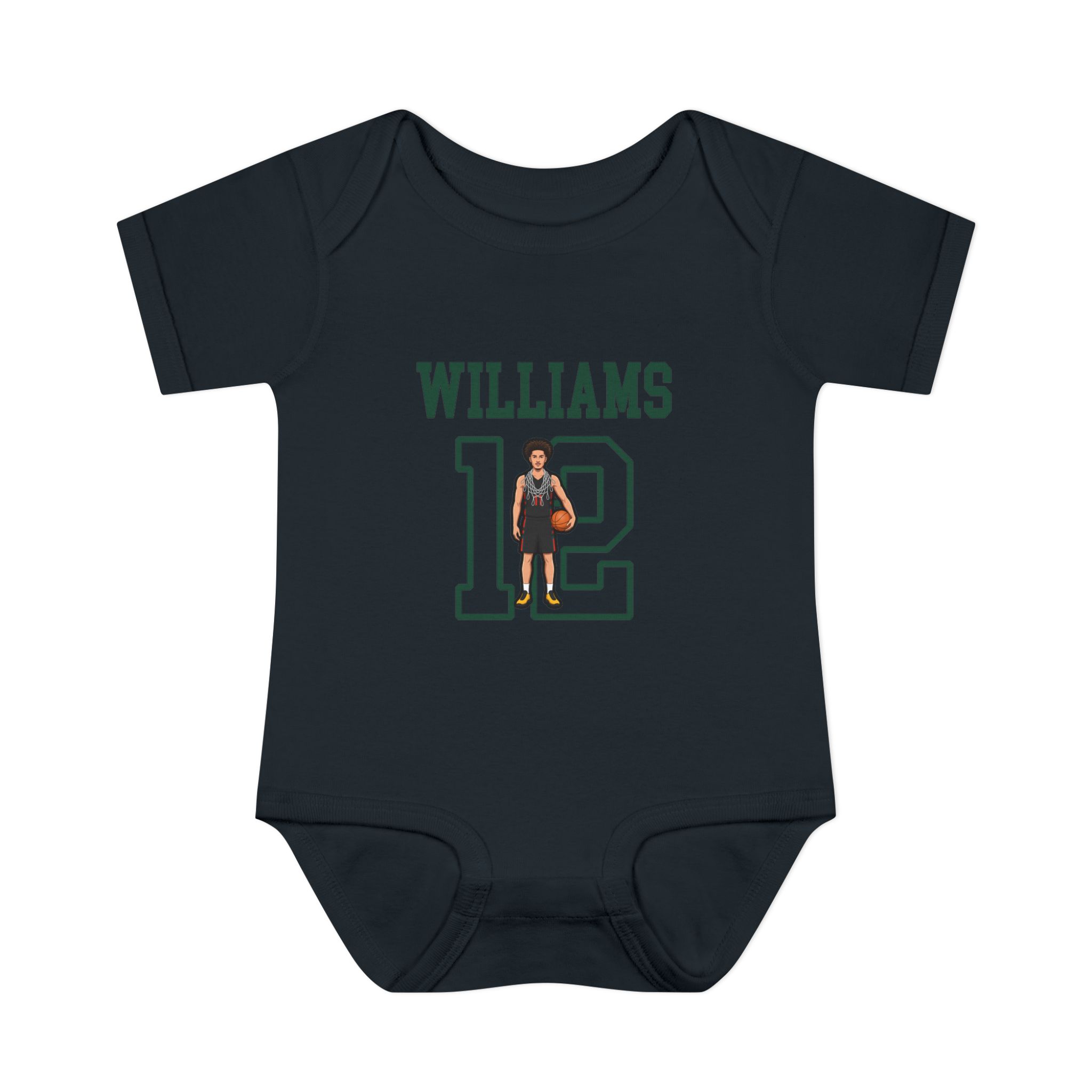 Baby Onesie — character_shirsey in Black
