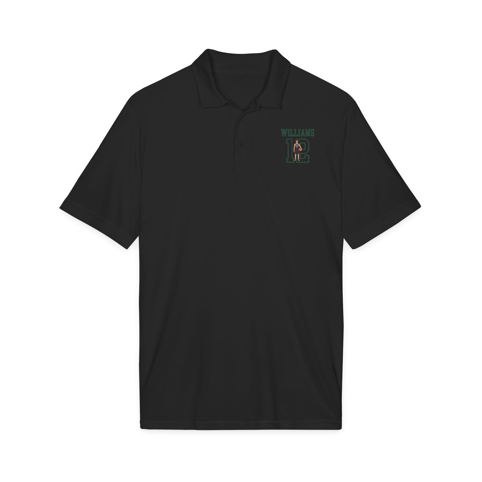Polo — character_shirsey in Black
