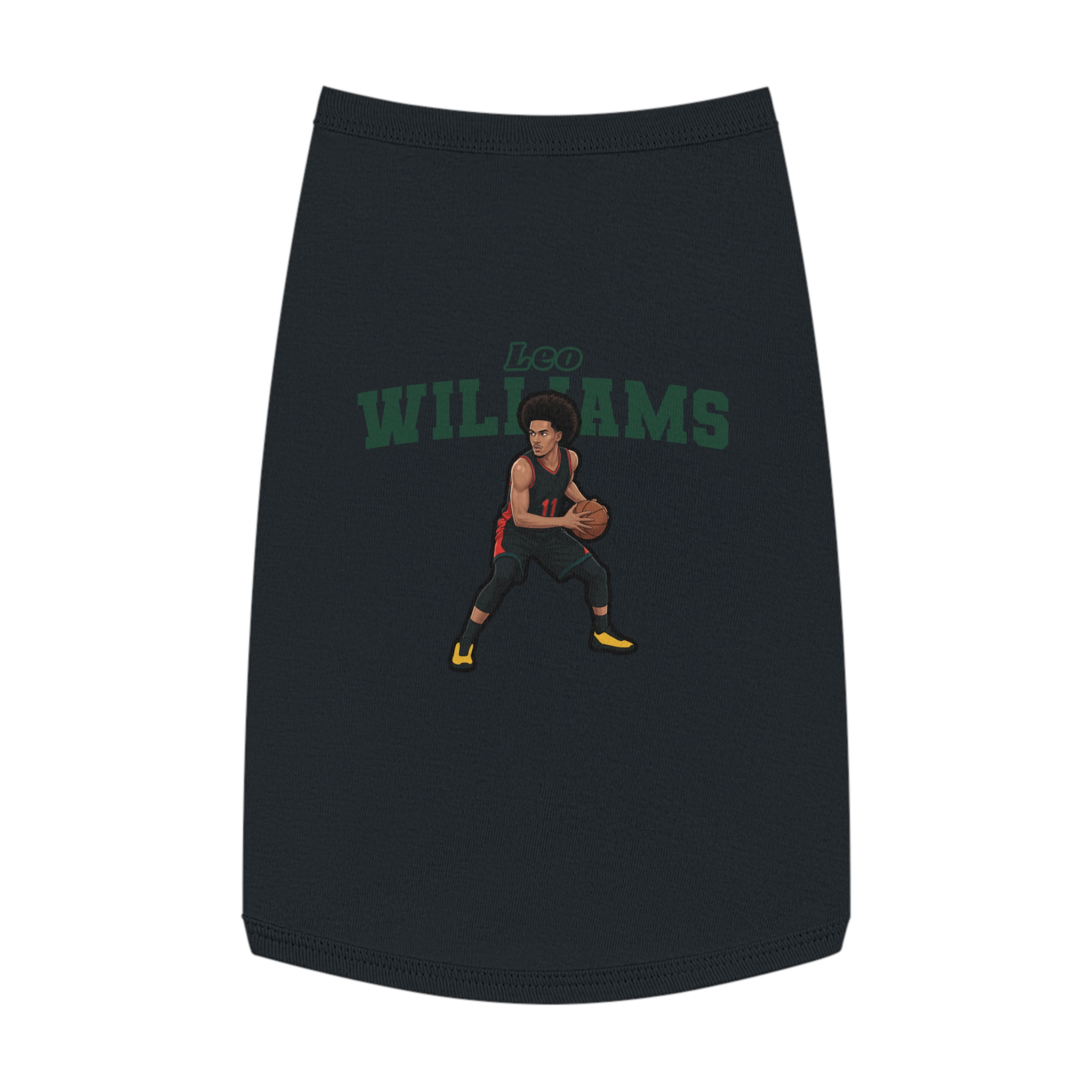 Pet Tank Top — character_name_arch in Black