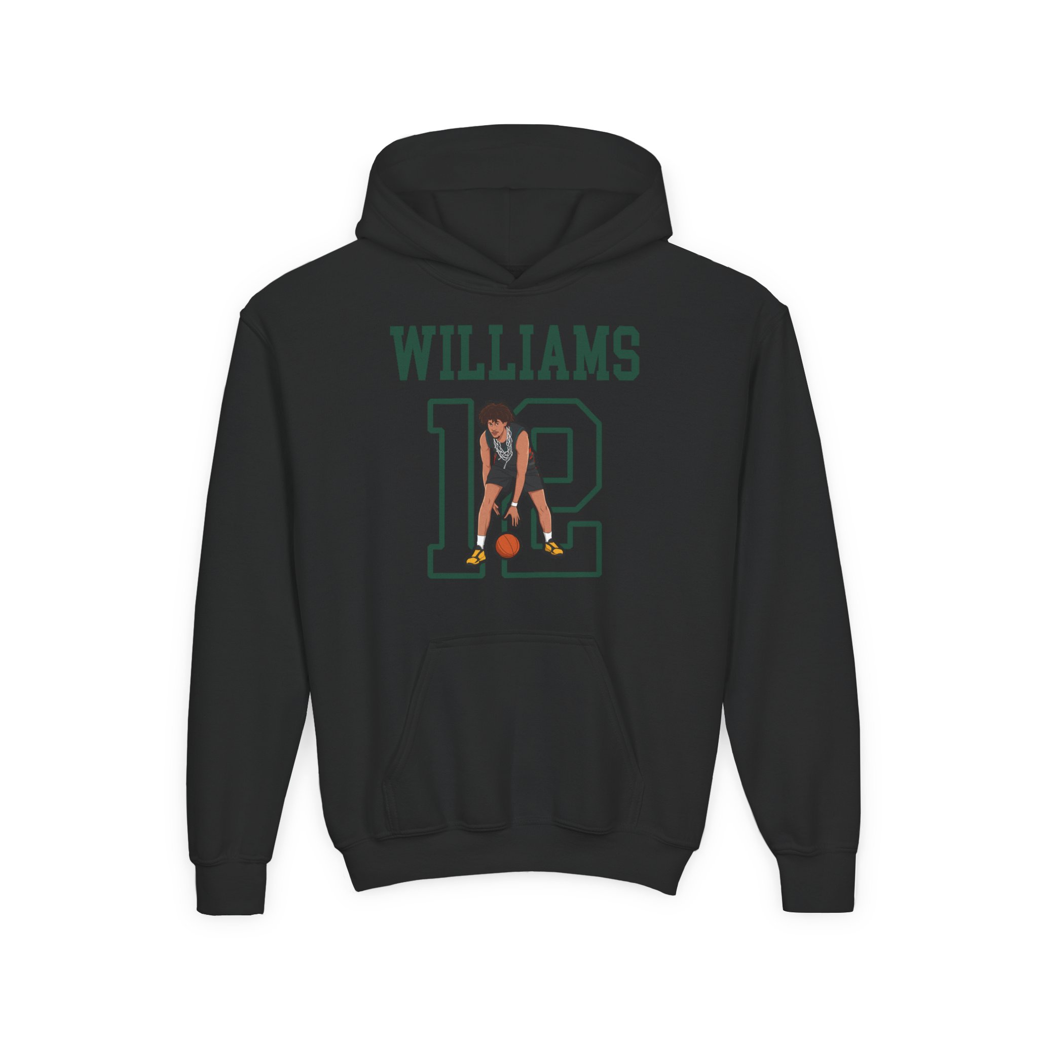 Youth Hoodie — character_shirsey in Black