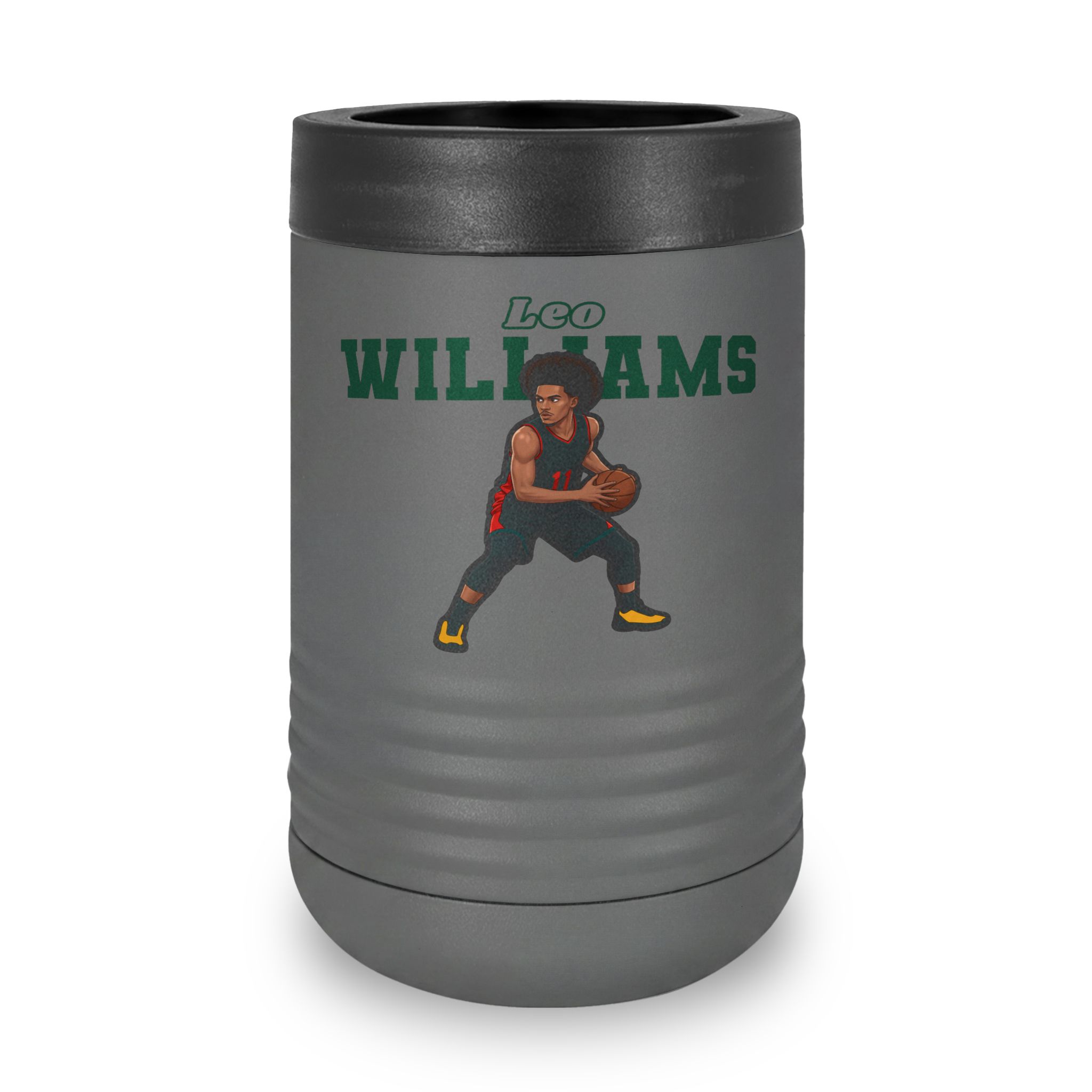 Stainless Can Cooler — character_name_arch in Grey