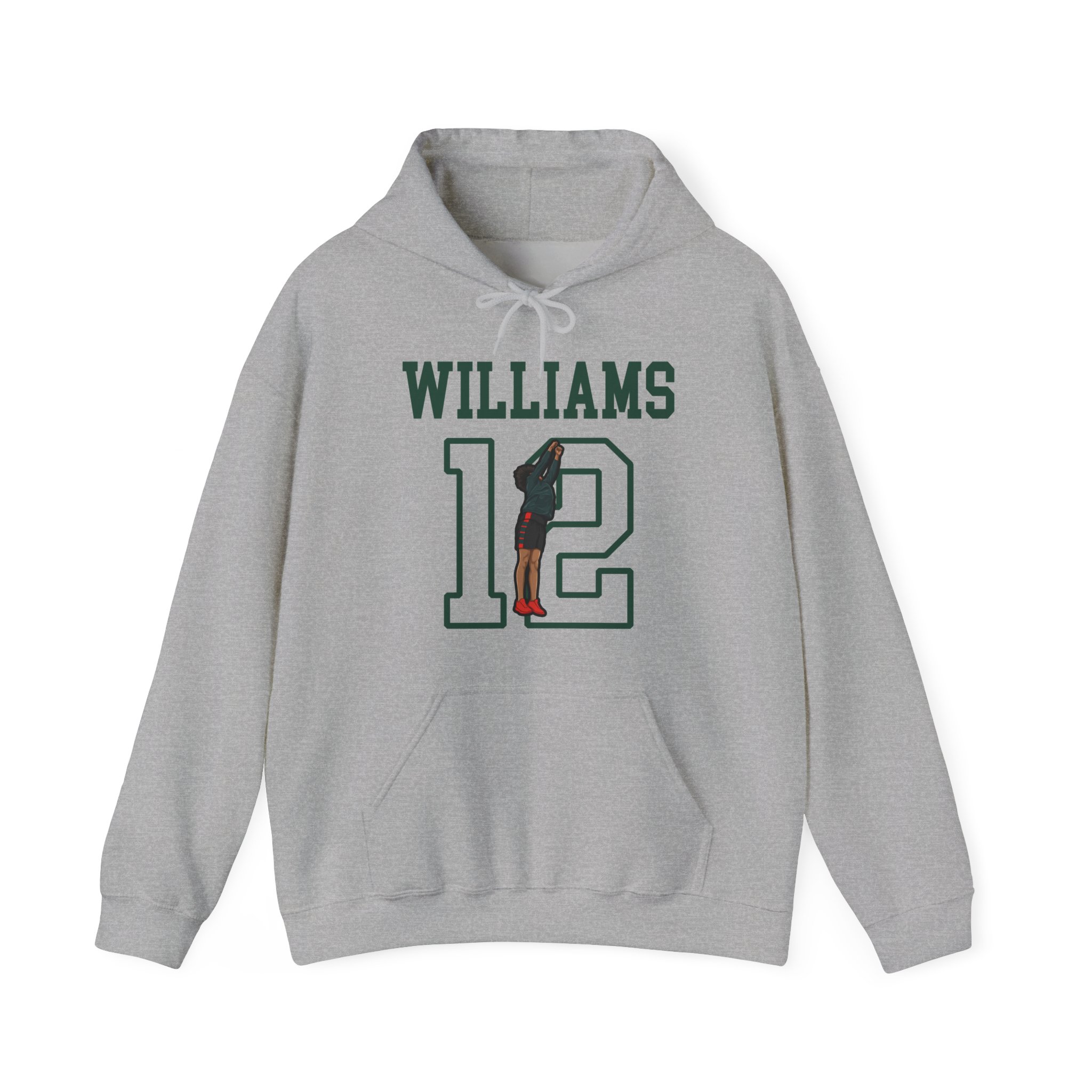 Hoodie — character_shirsey in Grey