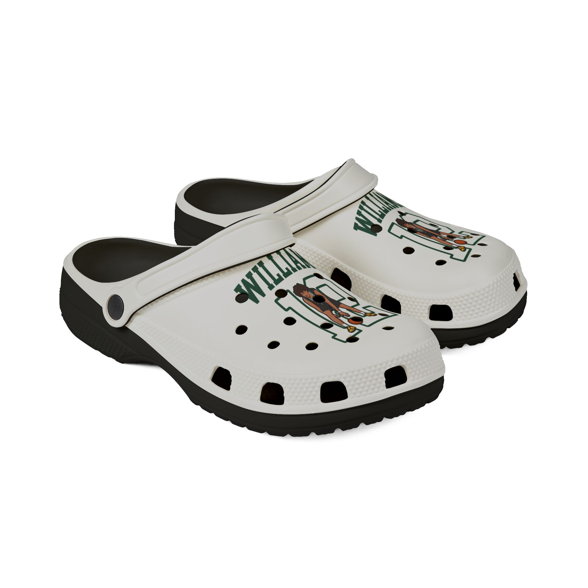 Rubber Clogs — character_shirsey in Black