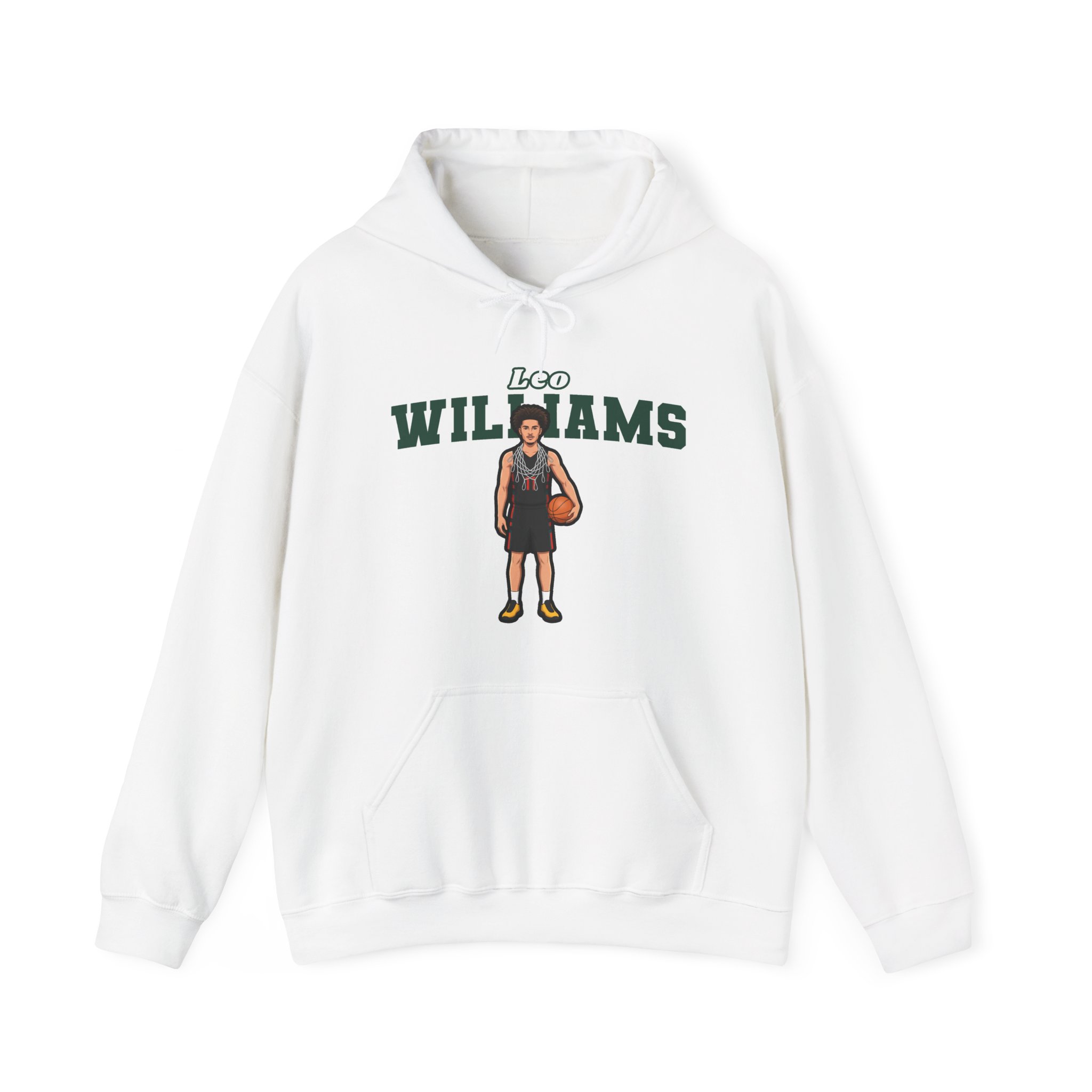 Hoodie — character_name_arch in White