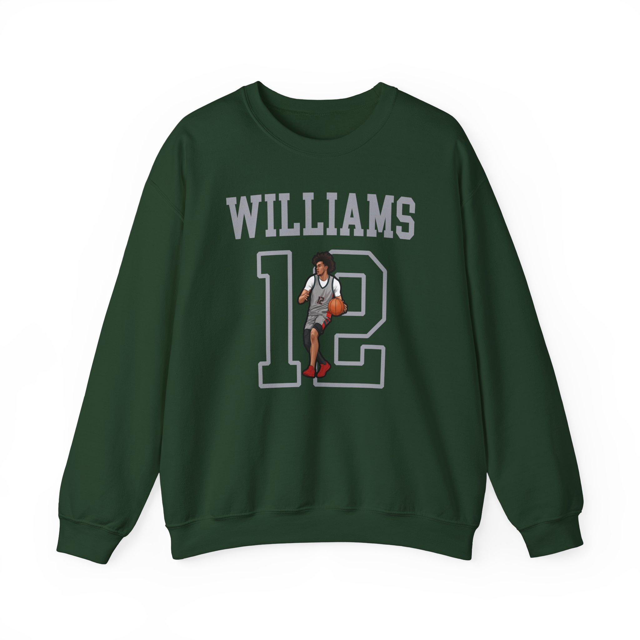 Crewneck Sweatshirt — character_shirsey in Green