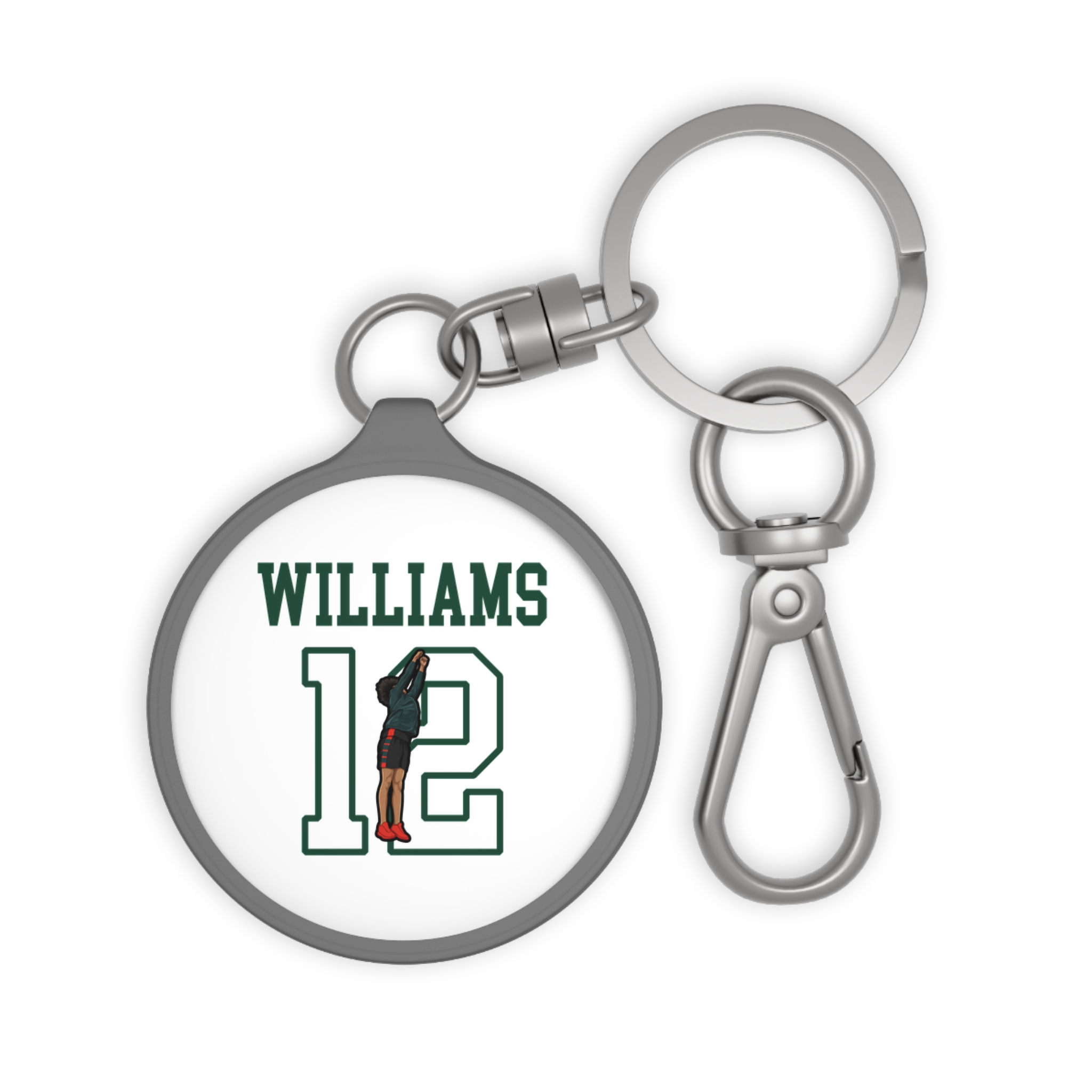Keychain — character_shirsey in Grey