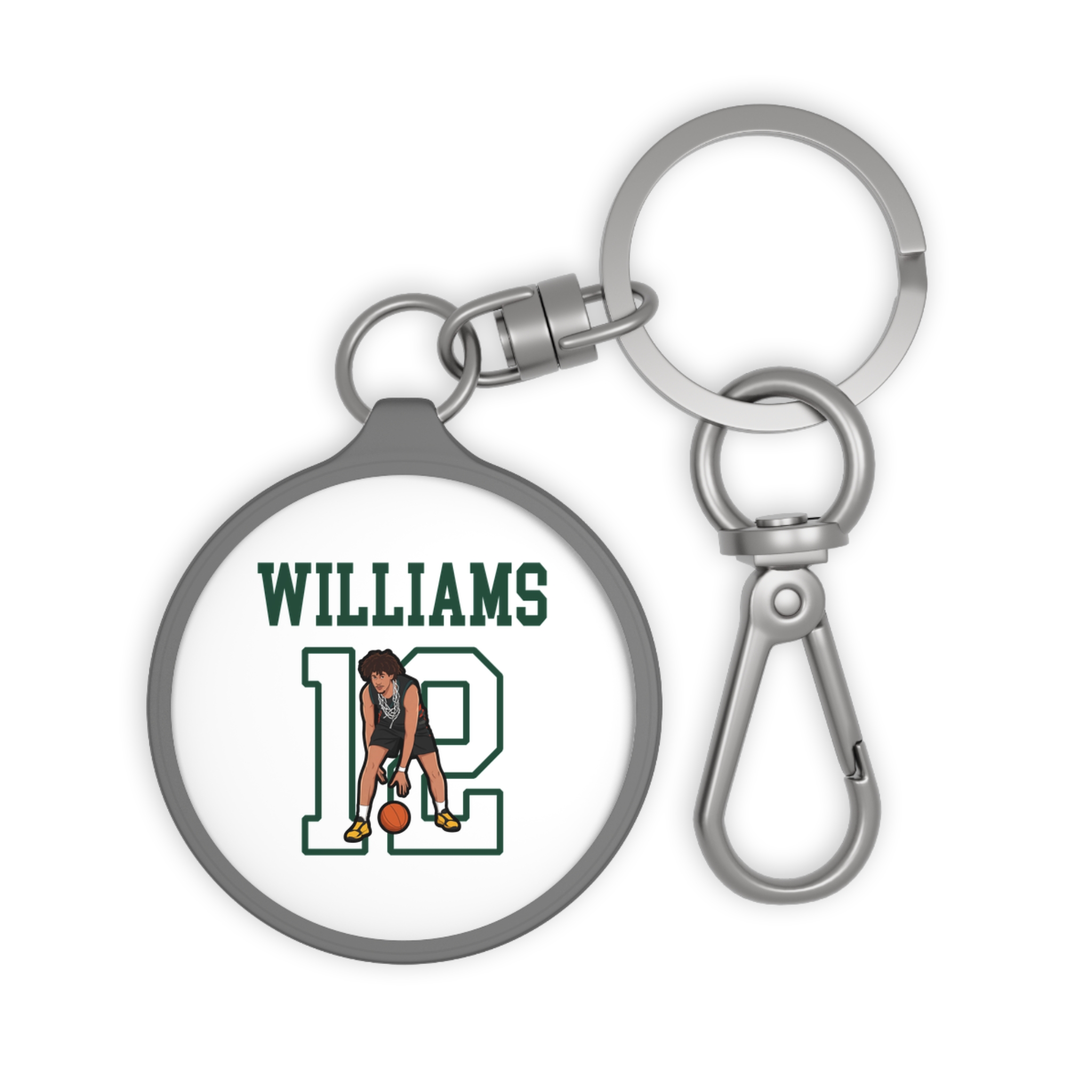 Keychain — character_shirsey in Grey