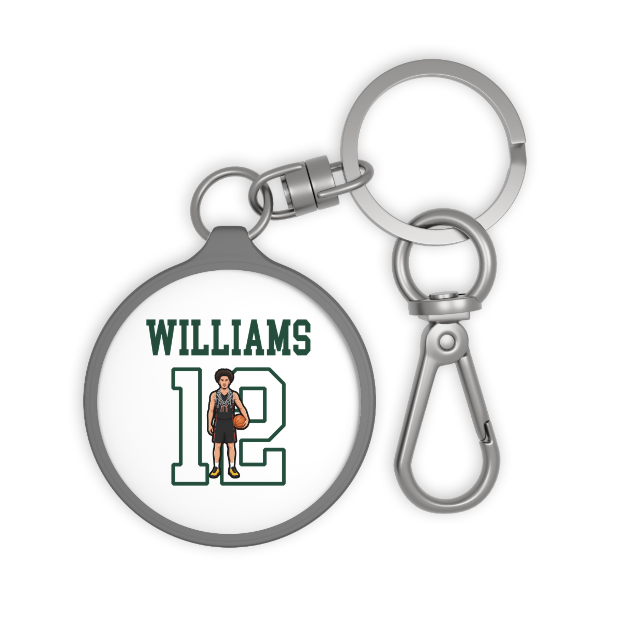 Keychain — character_shirsey in Grey