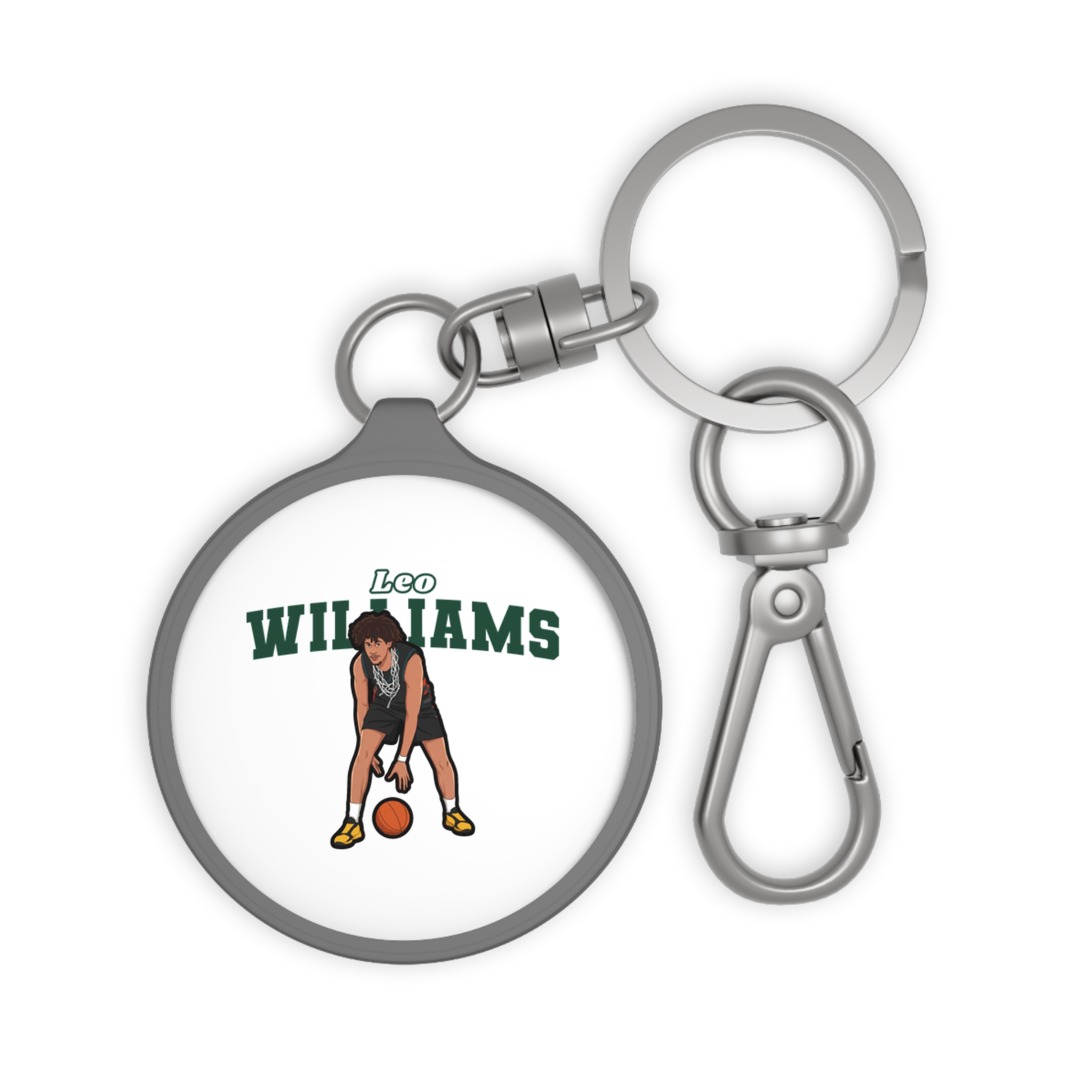 Keychain — character_name_arch in Grey