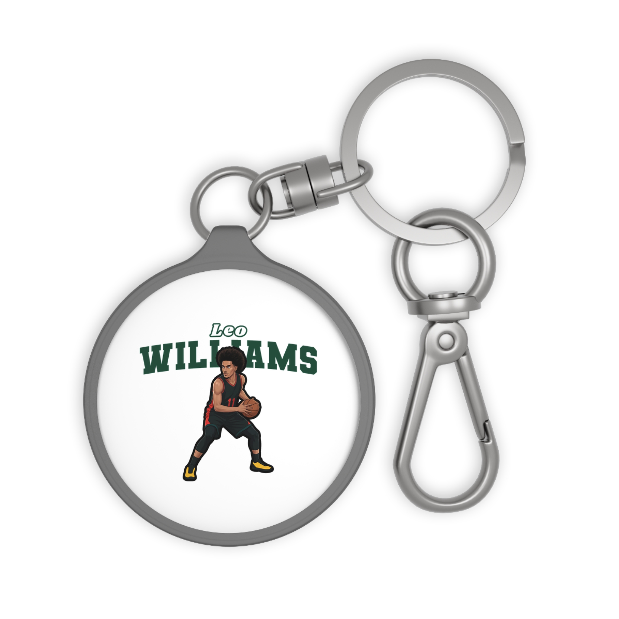 Keychain — character_name_arch in Grey