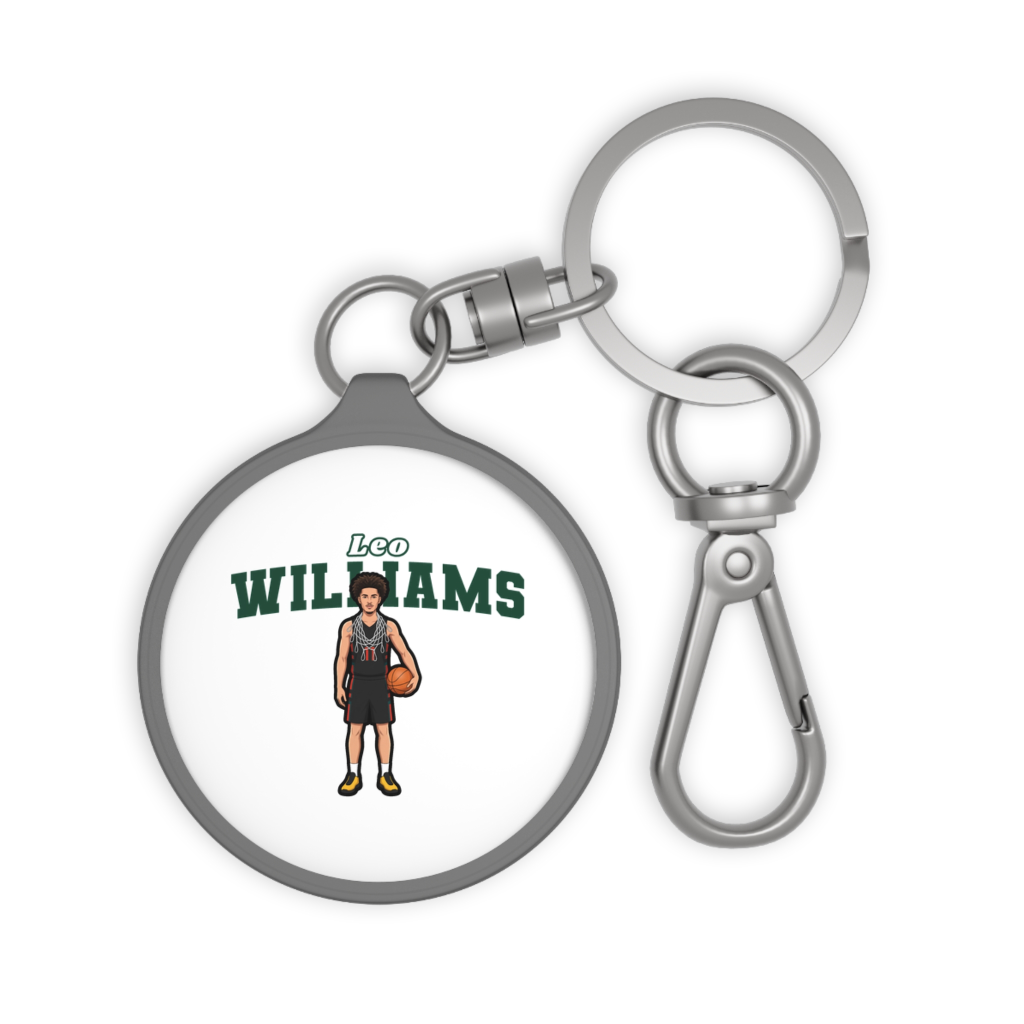 Keychain — character_name_arch in Grey