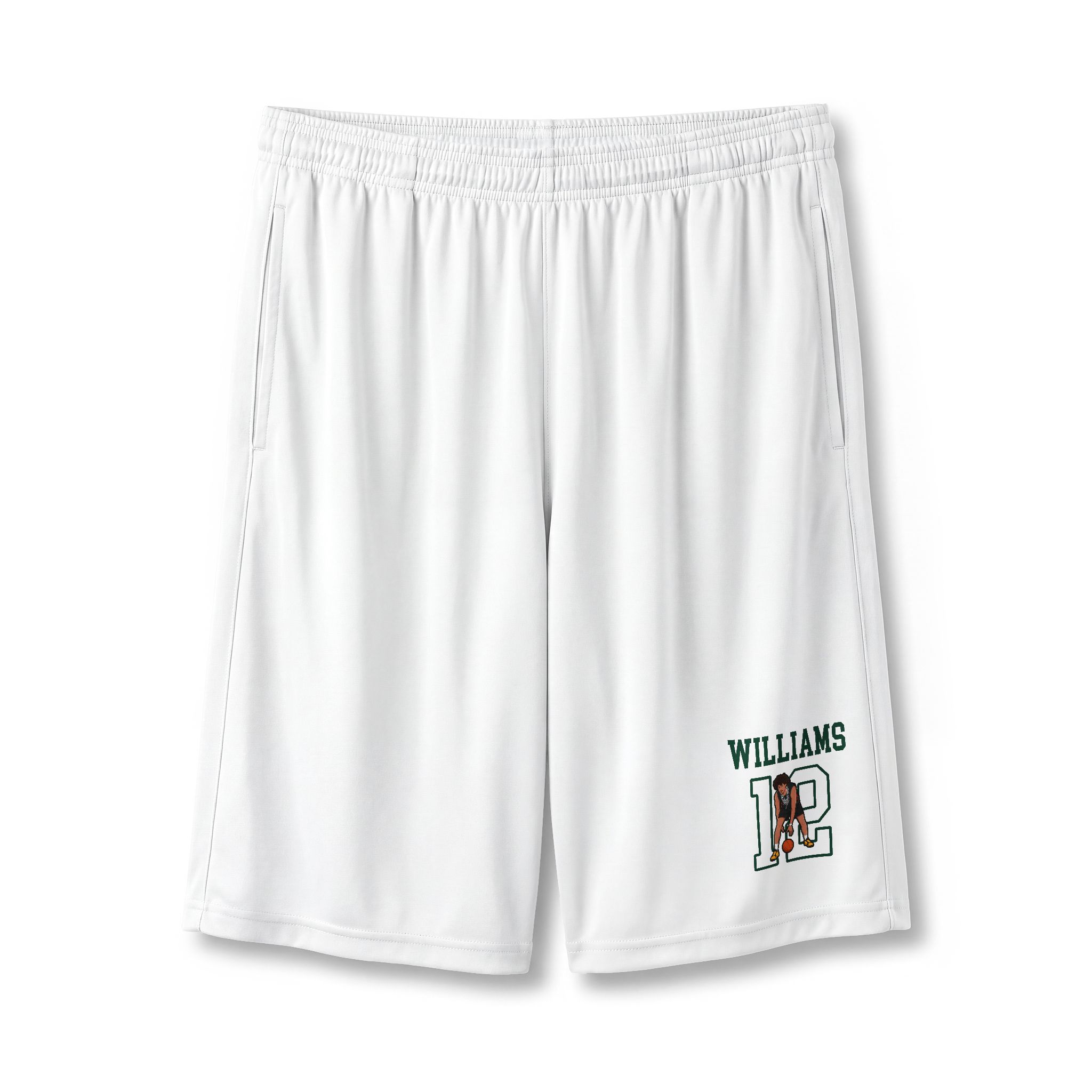 Shorts — character_shirsey in White