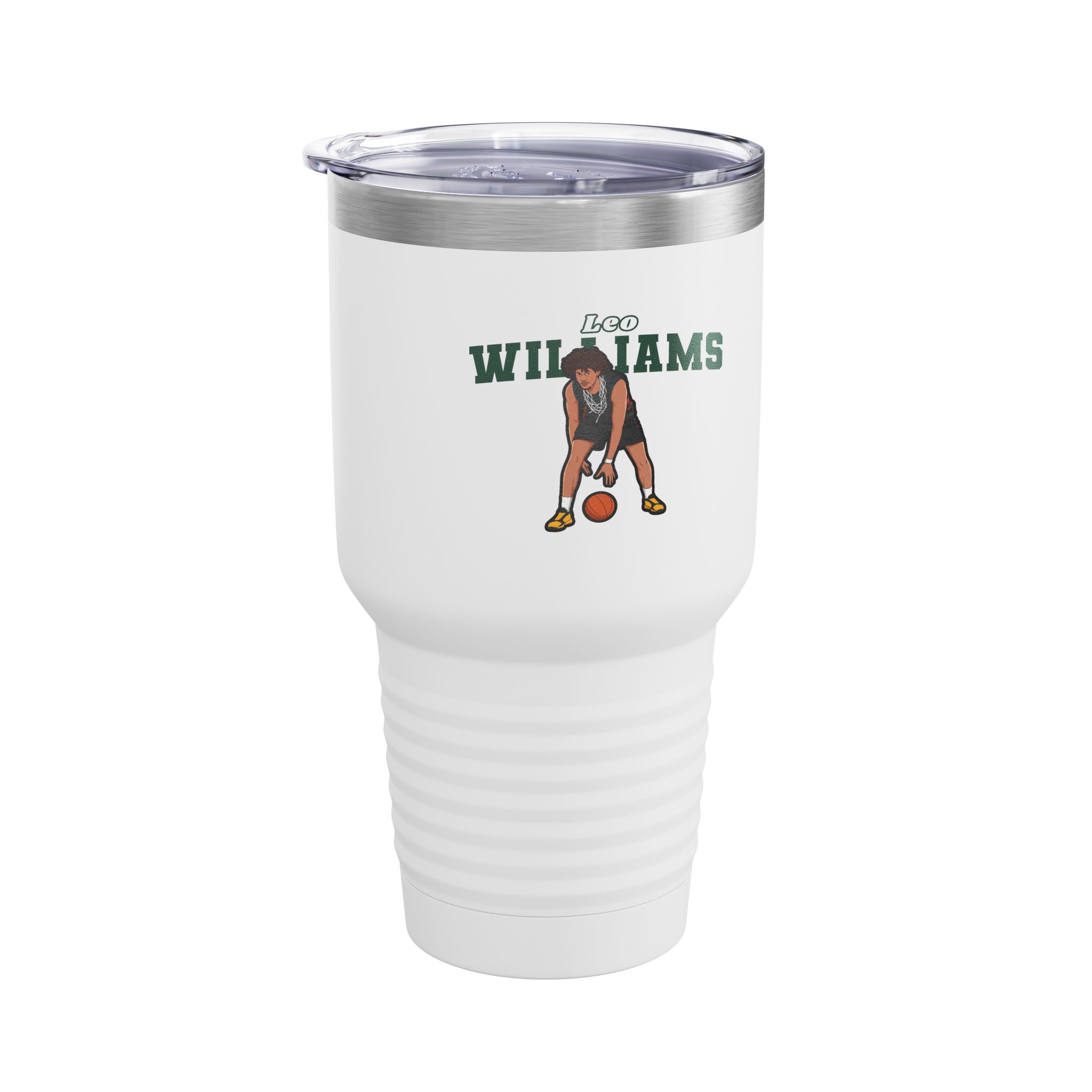 30oz Tumbler — character_name_arch in White