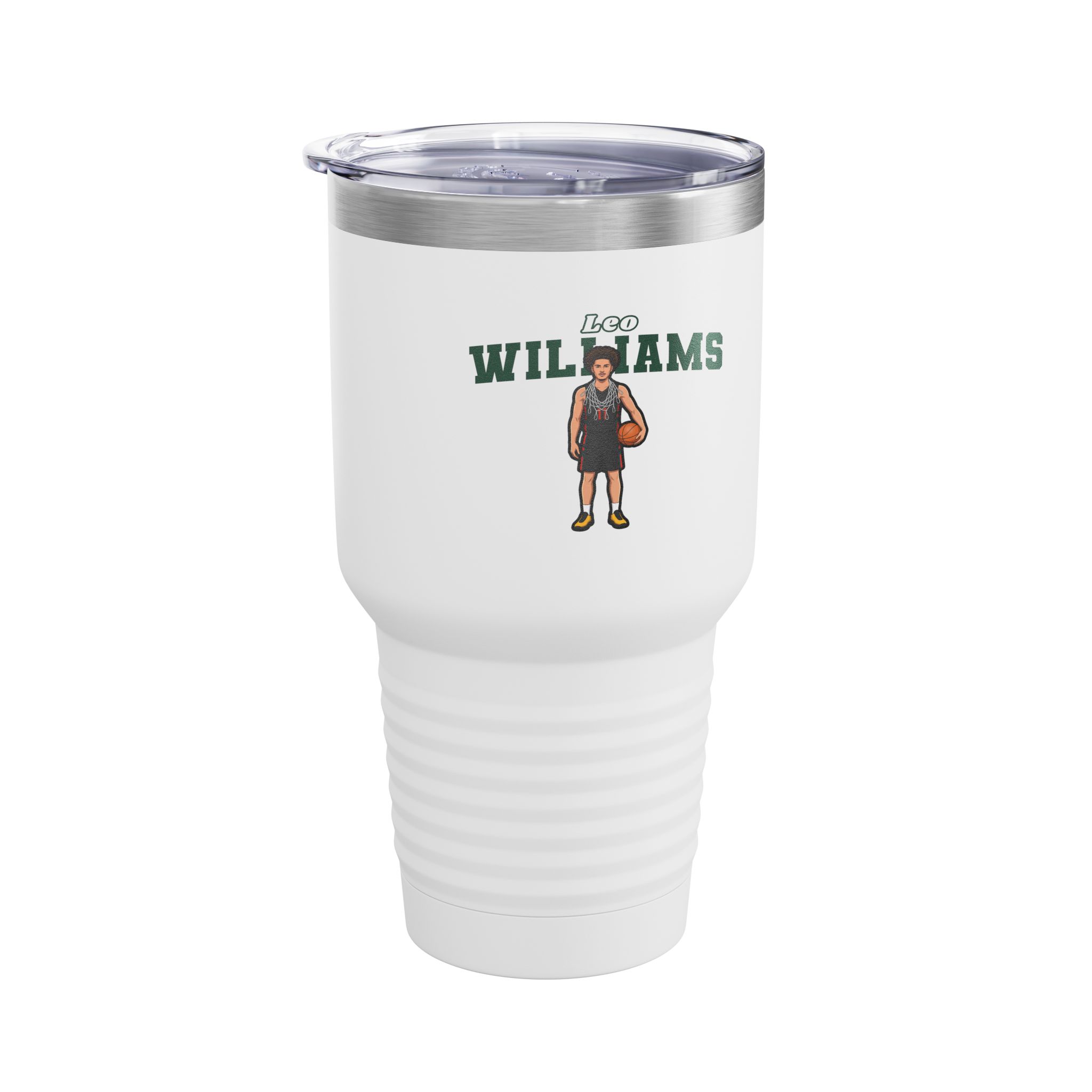 30oz Tumbler — character_name_arch in White