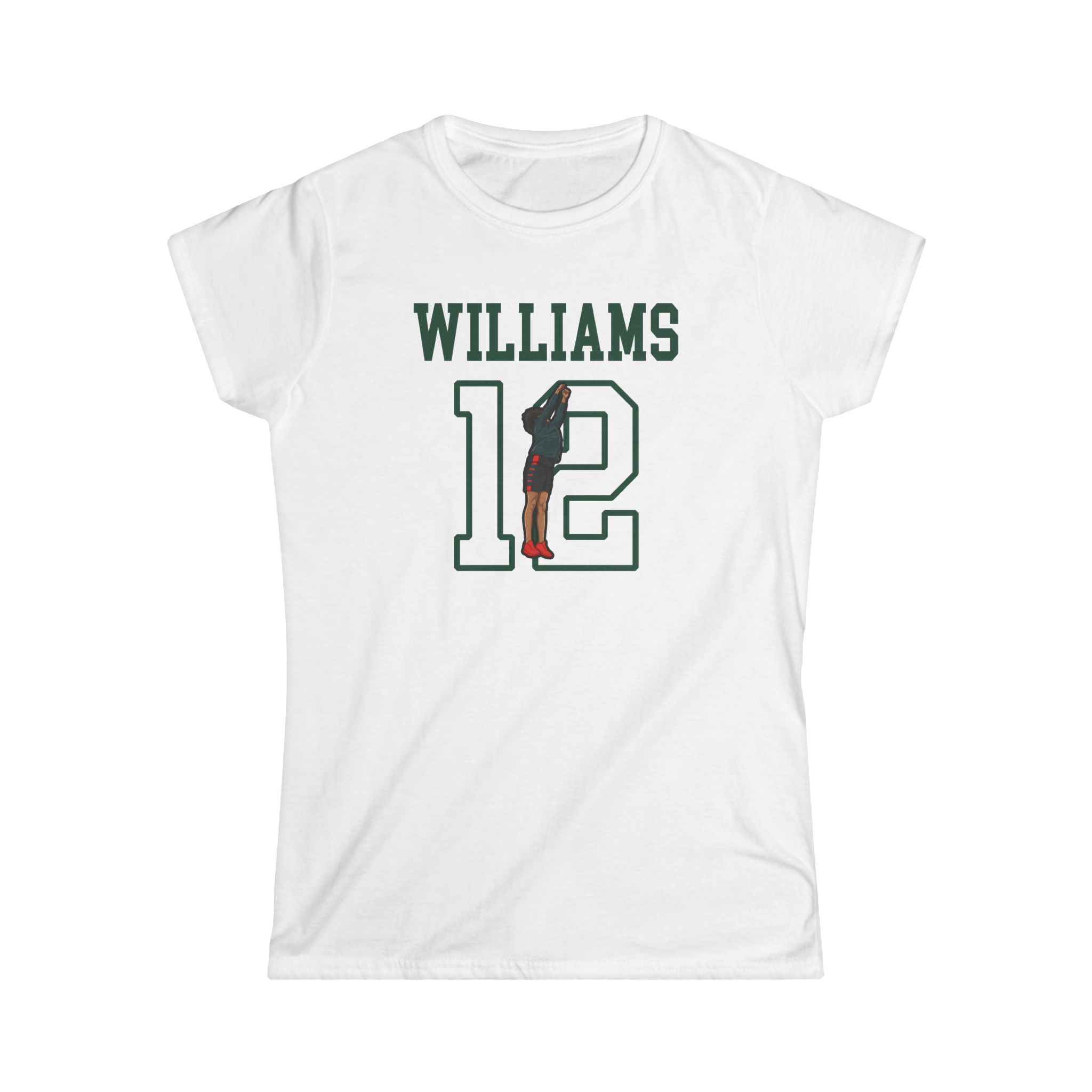 Women's Softstyle Tee — character_shirsey in White