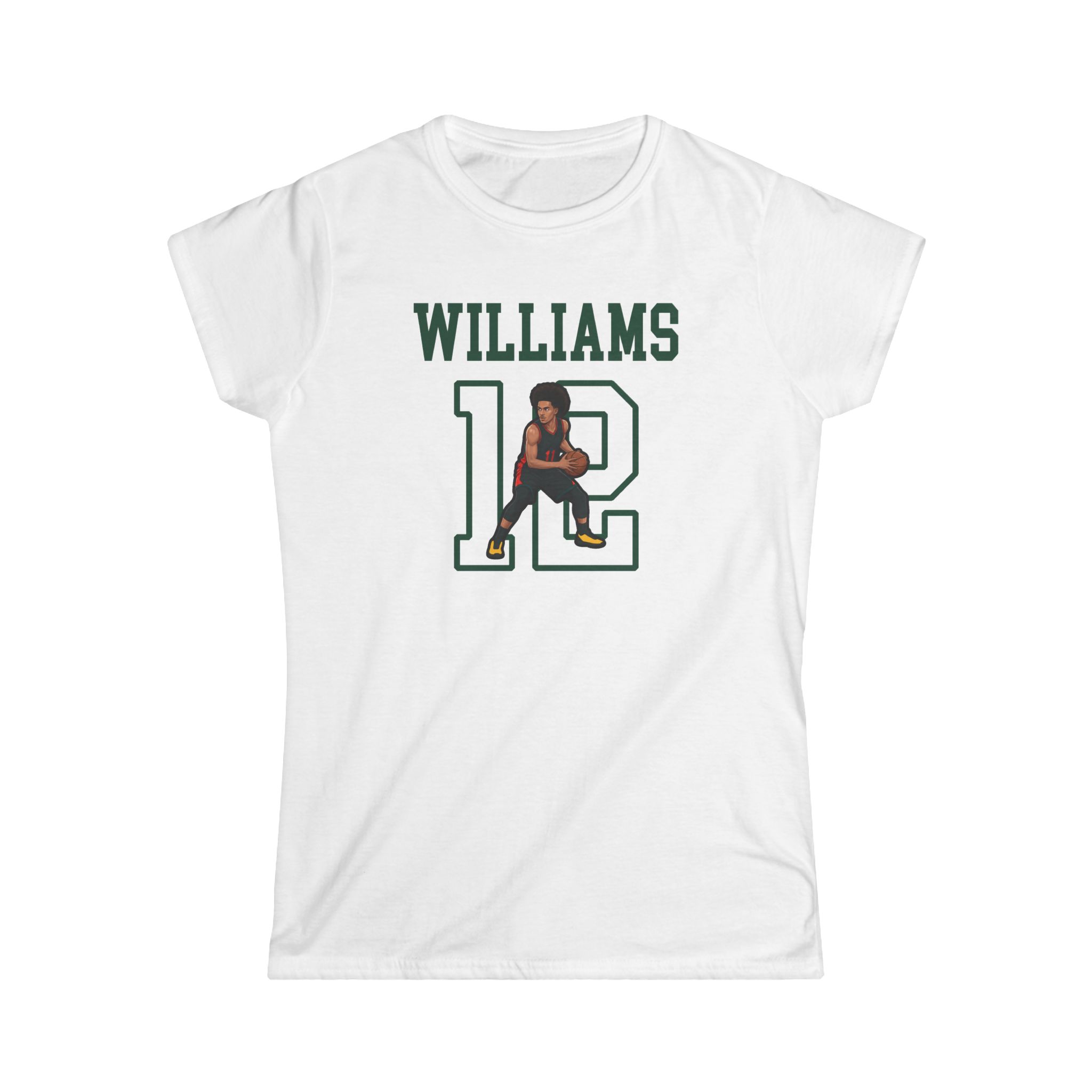 Women's Softstyle Tee — character_shirsey in White