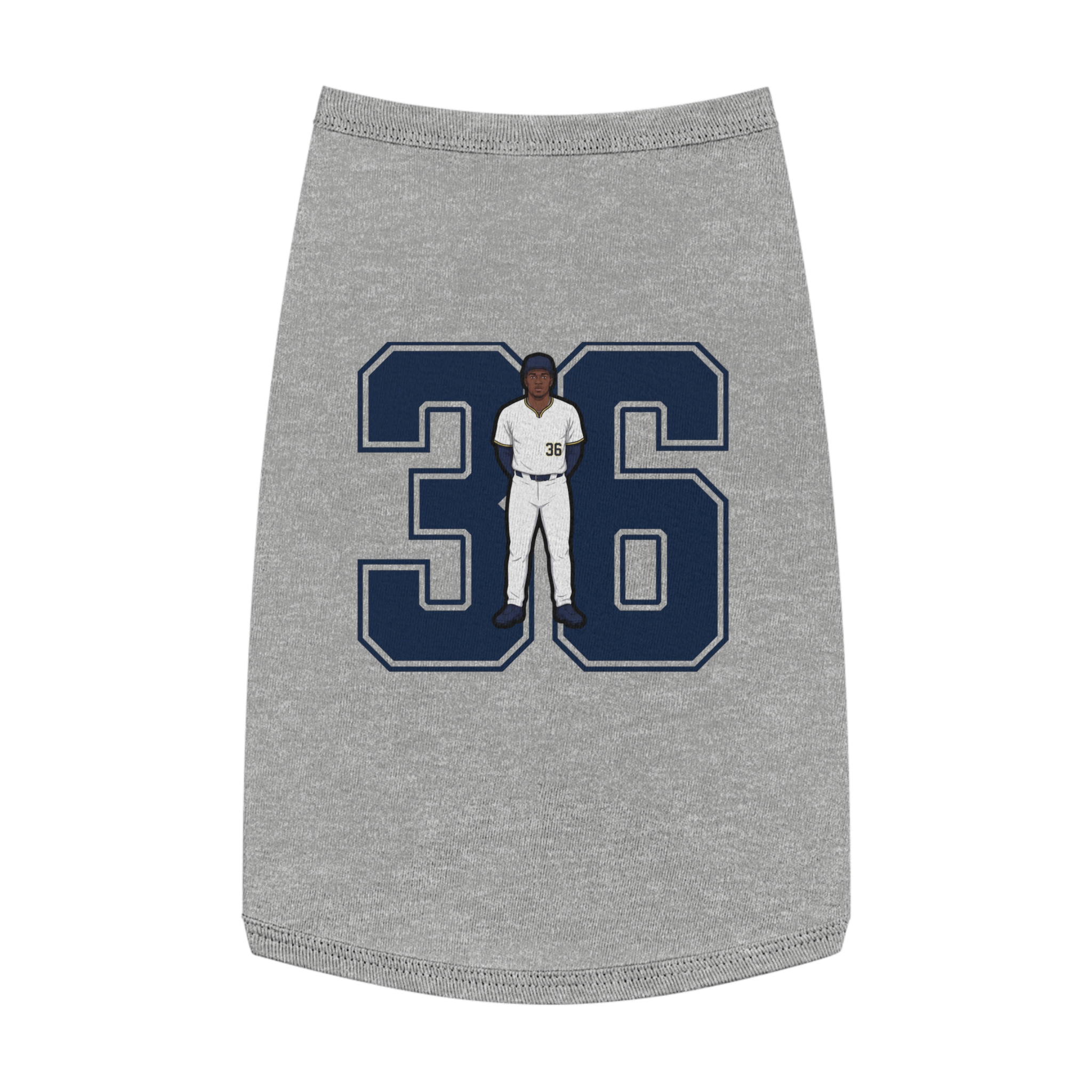 Pet Tank Top — character_number in White