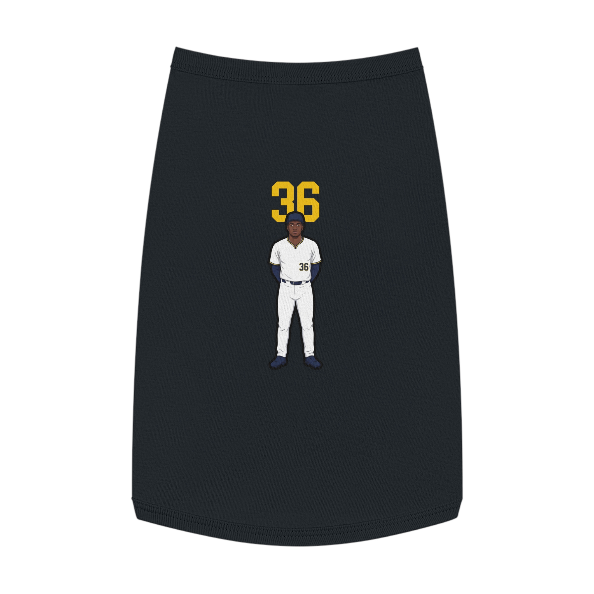 Pet Tank Top — character_number_top in Black