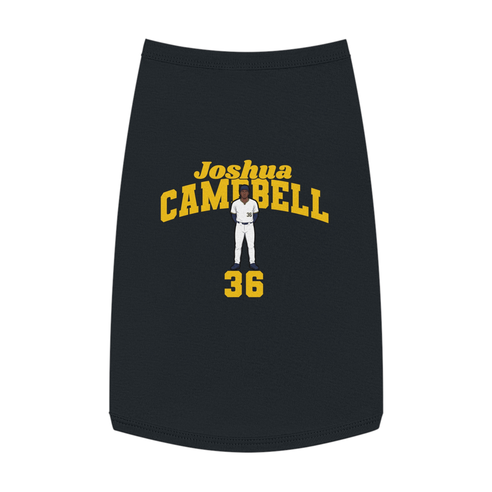 Pet Tank Top — character_signature_arch in Black