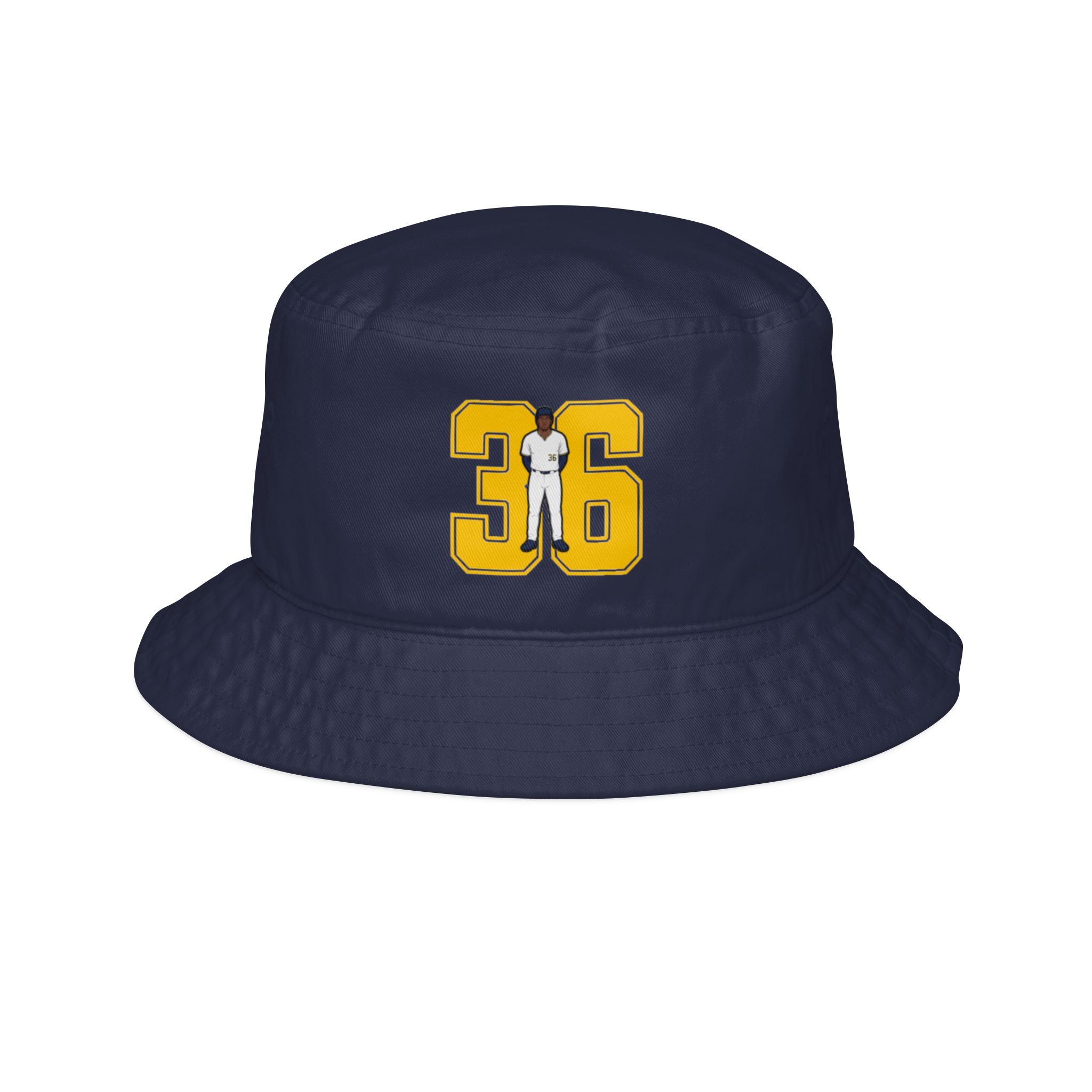 Bucket Hat — character_number in Navy