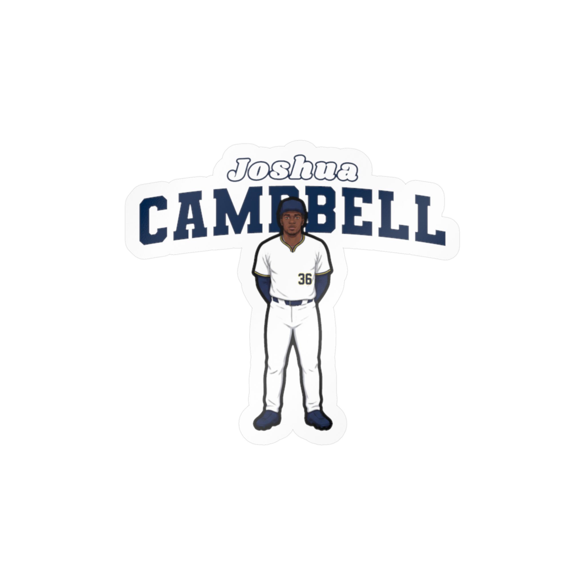 Vinyl Sticker — character_name_arch in Classic