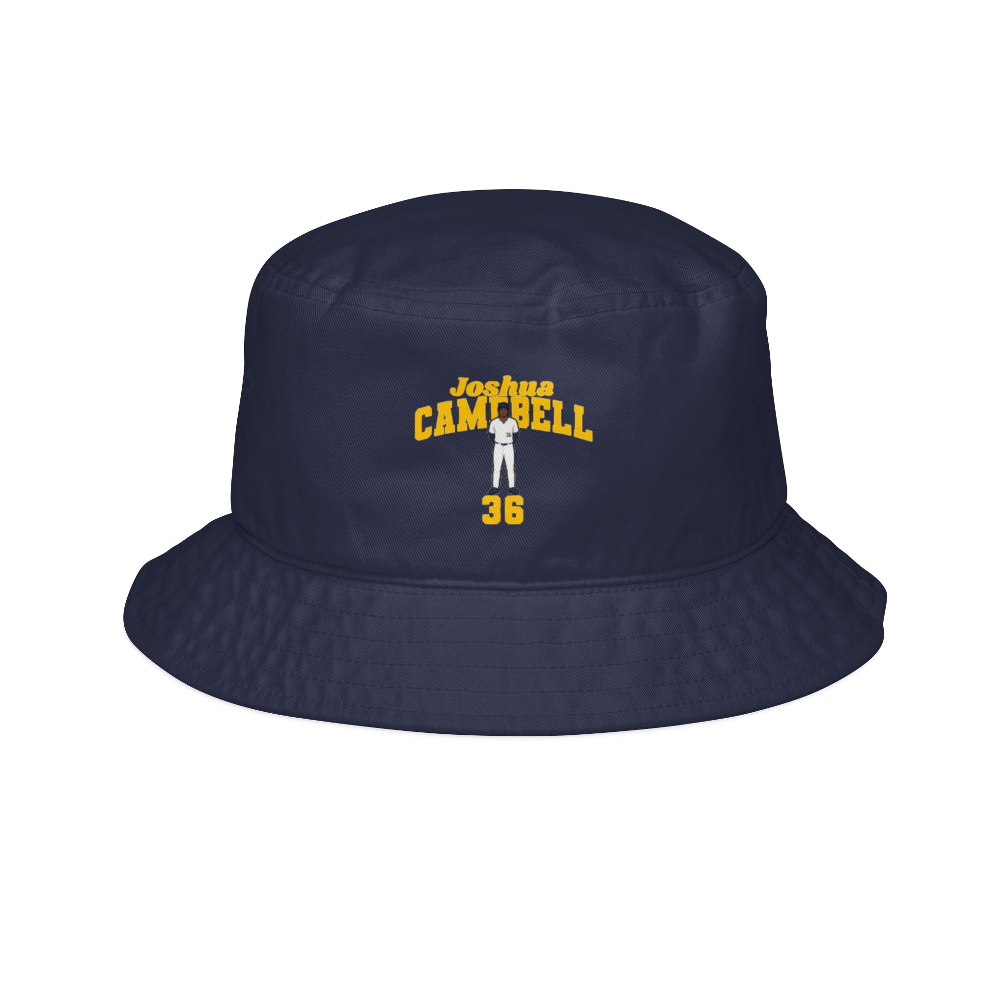 Bucket Hat — character_signature_arch in Navy