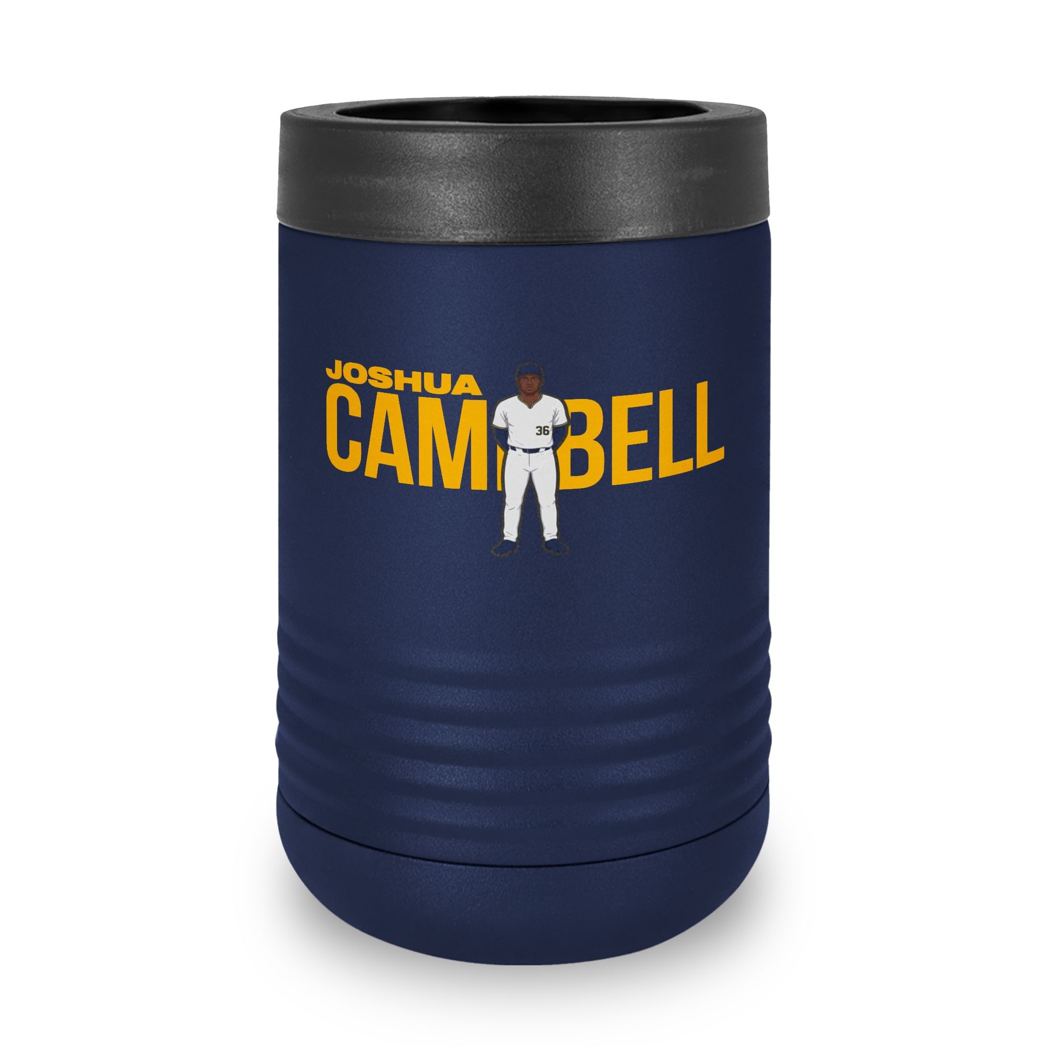 Stainless Can Cooler — character_player_name in Navy