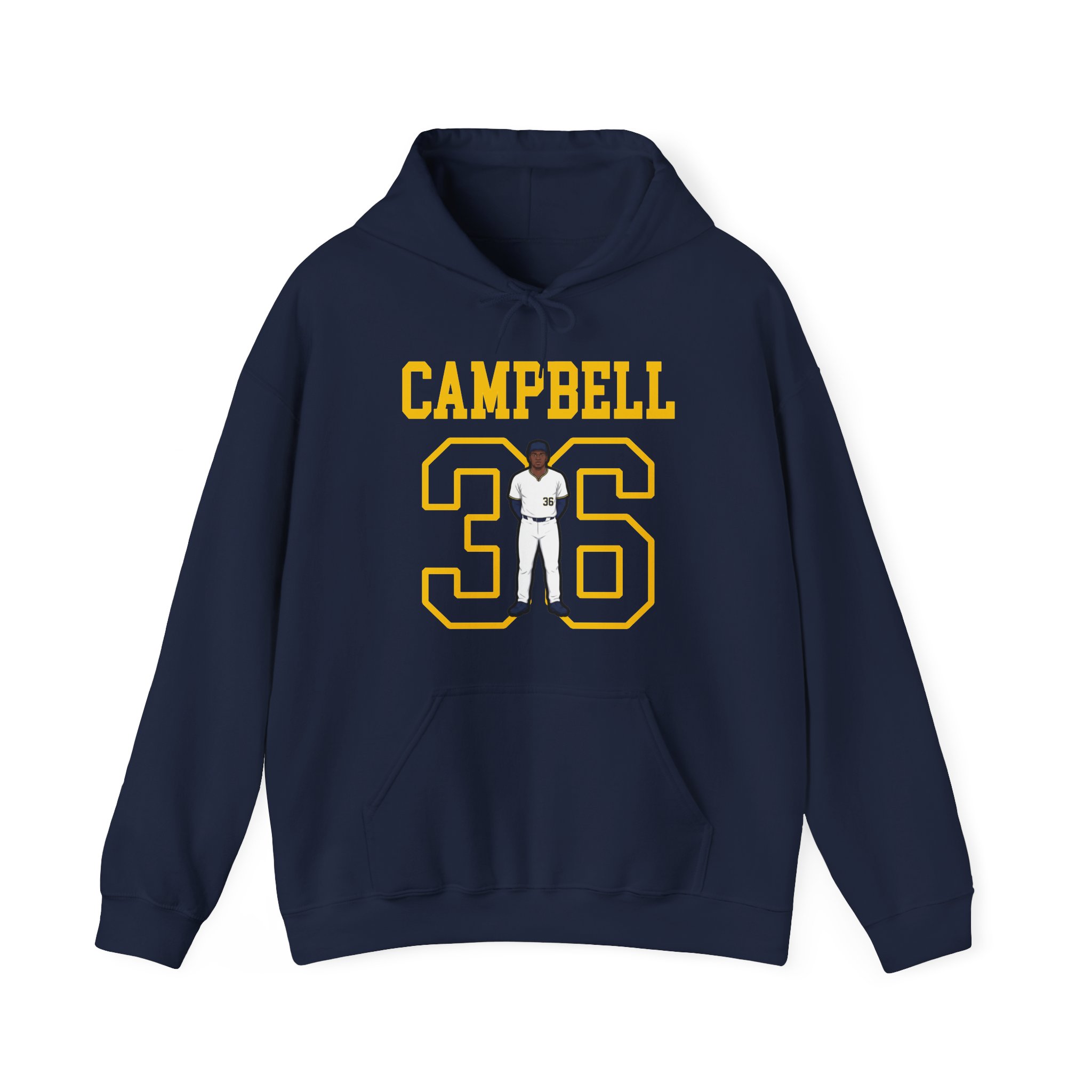 Hoodie — character_shirsey in Navy