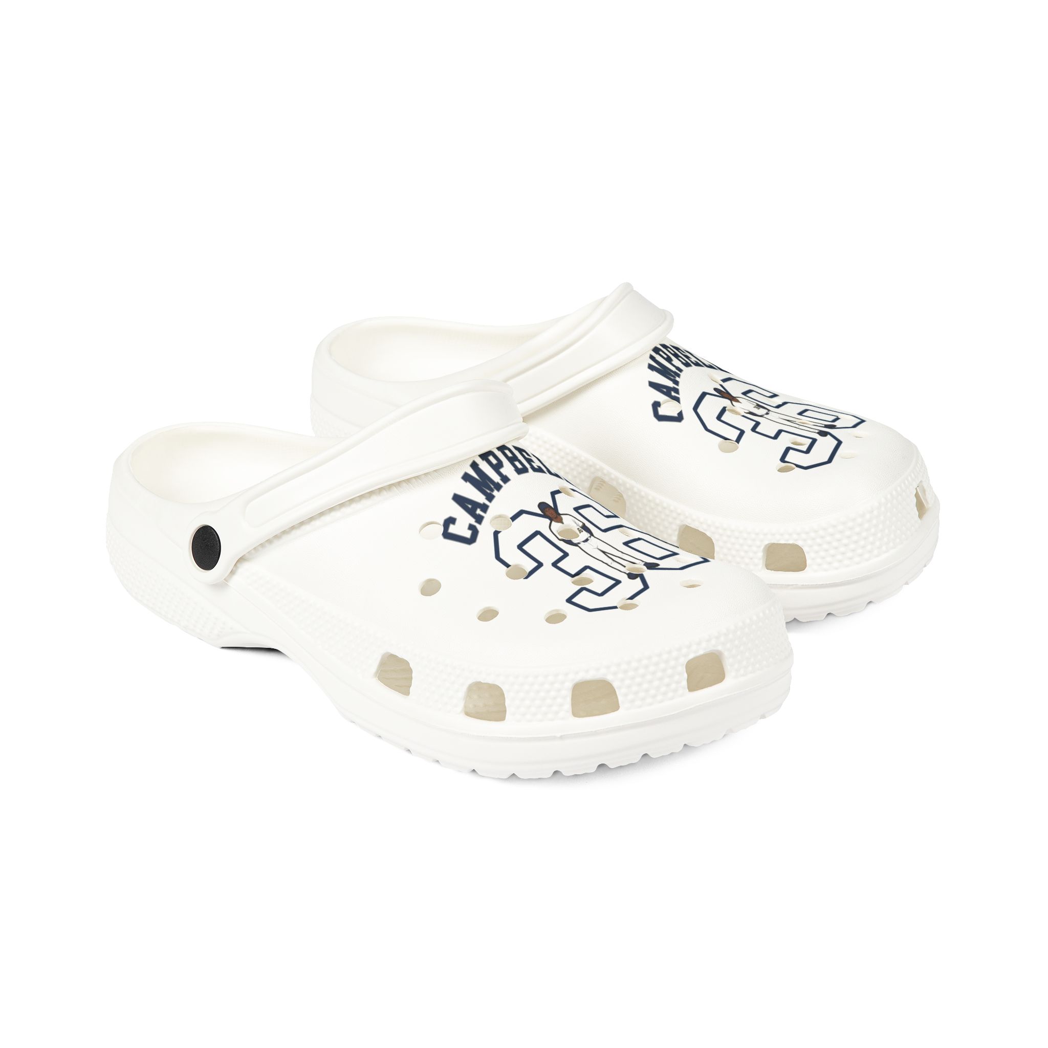 Rubber Clogs — character_shirsey_arch in White