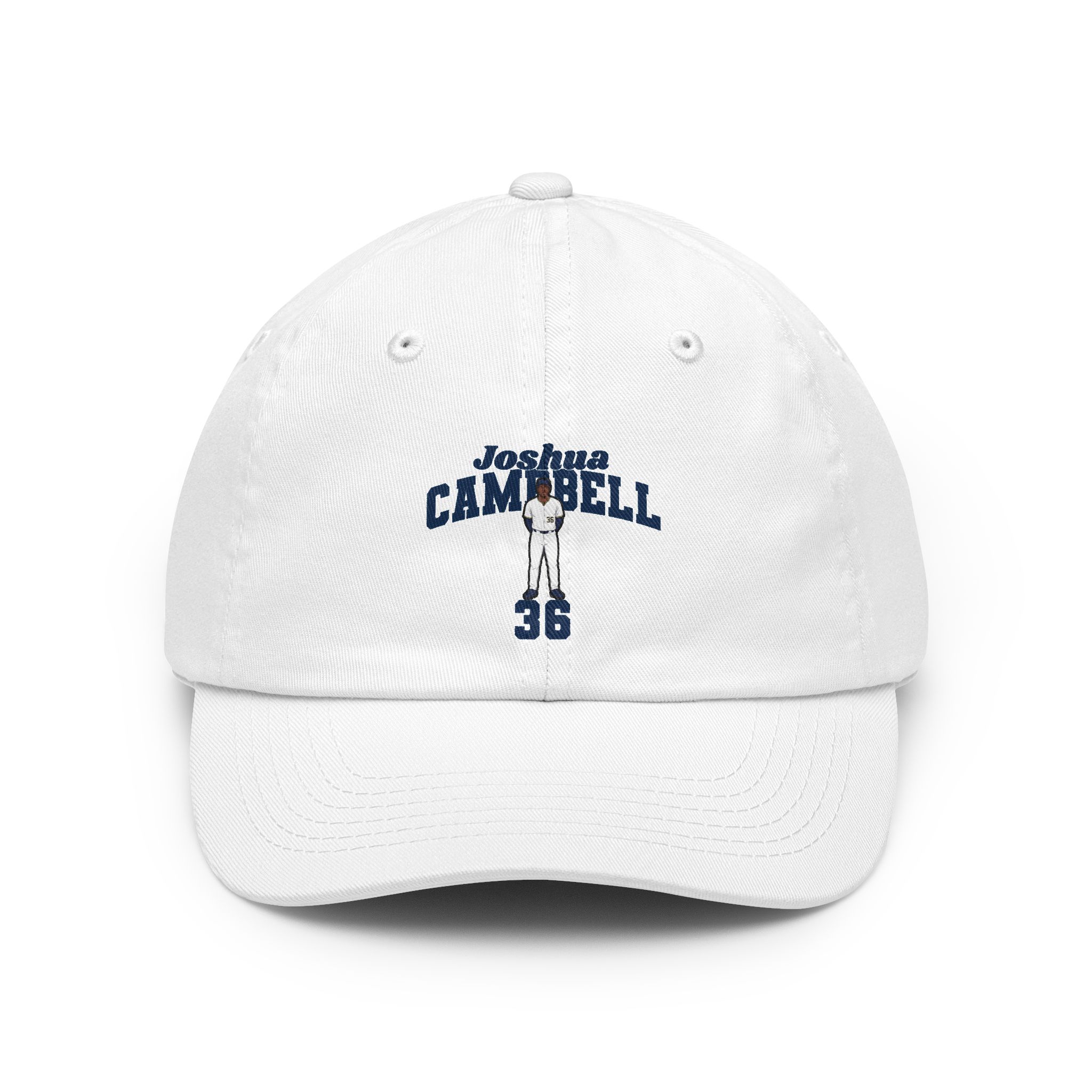 Classic Cap — character_signature_arch in White