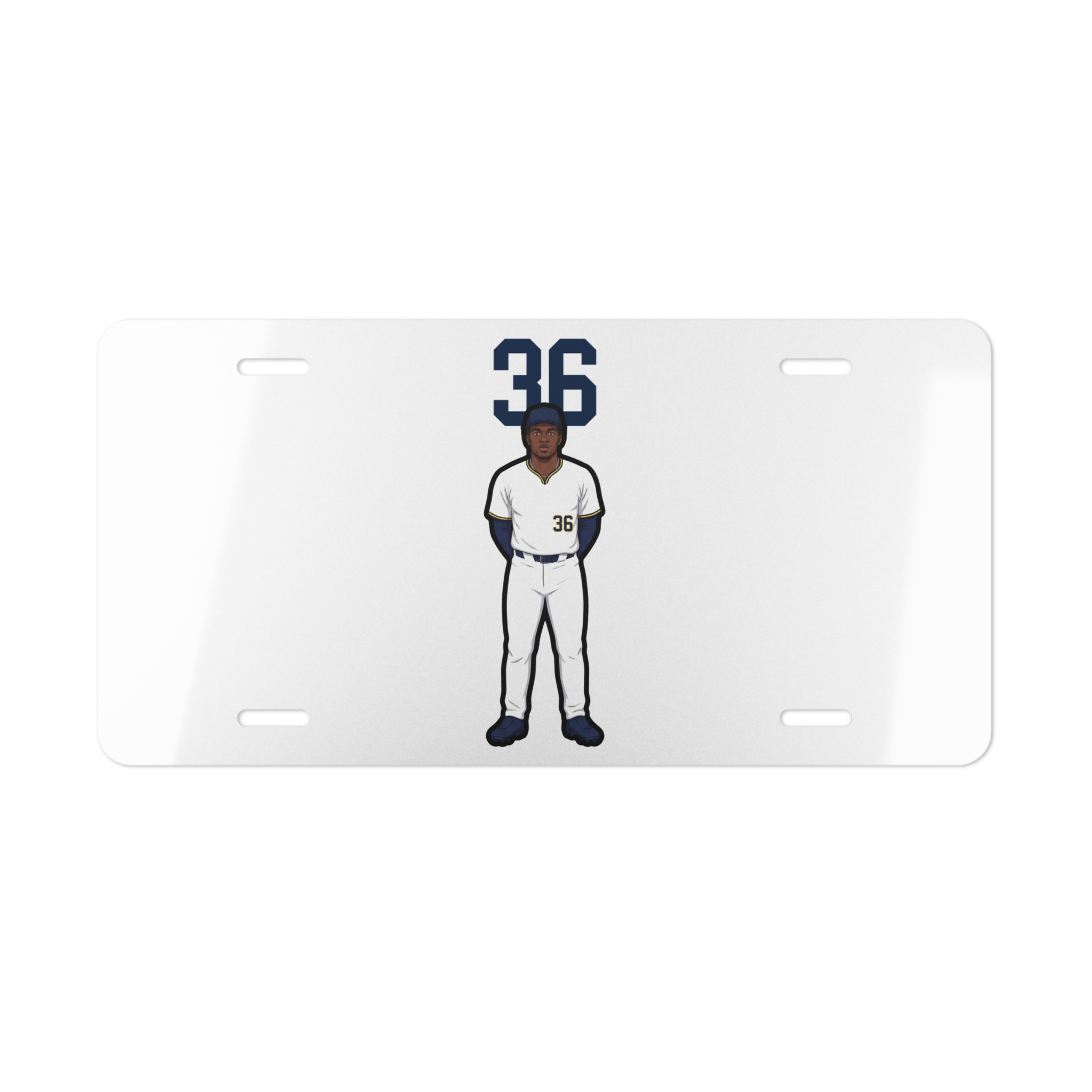 License Plate — character_number_top in Classic
