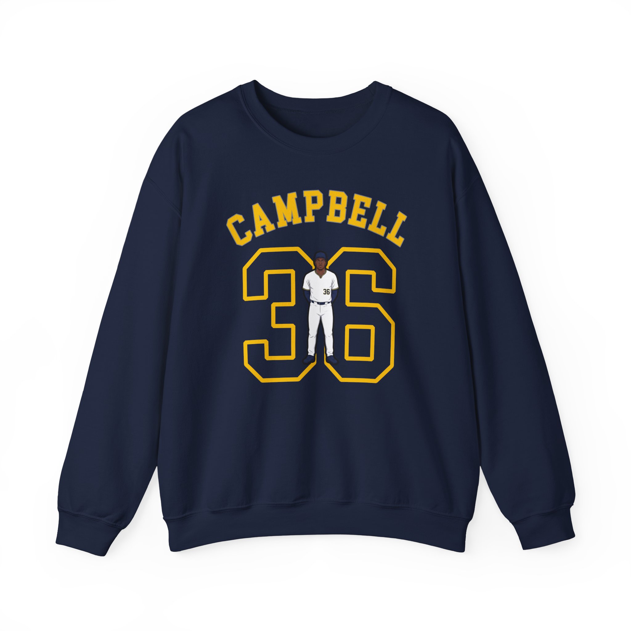 Crewneck Sweatshirt — character_shirsey_arch in Navy
